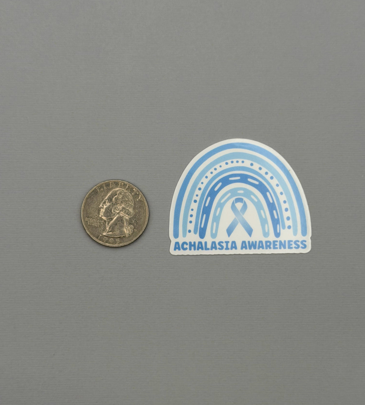Achalasia Awareness Rainbow Sticker or Magnet