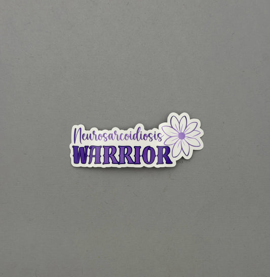 Neurosarcoidosis Awareness with Ribbon Sticker or Magnet