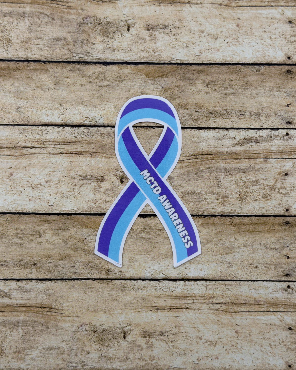 Mixed Connective Tissue Disorder Awareness Ribbon Sticker or Magnet