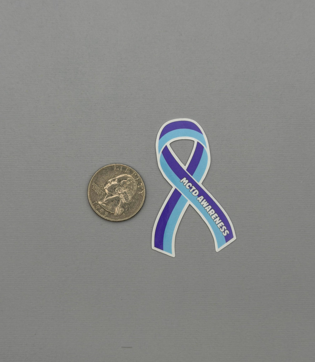 Mixed Connective Tissue Disorder Awareness Ribbon Sticker or Magnet