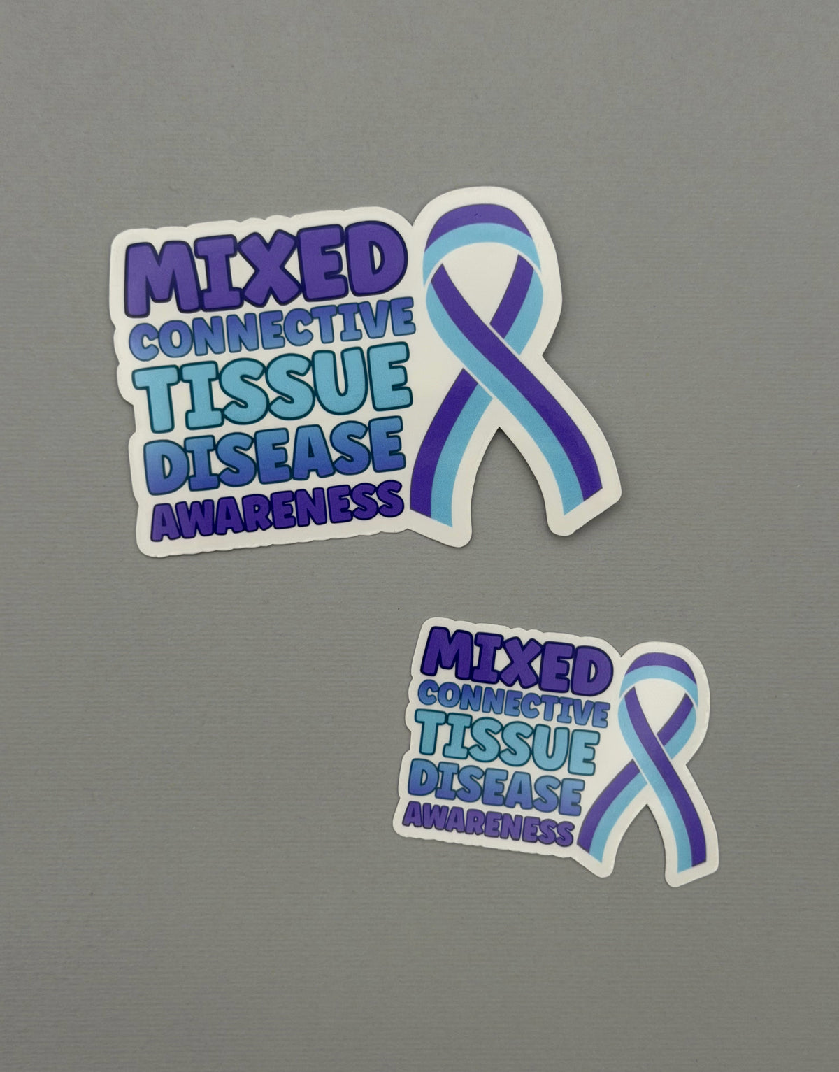 Mixed Connective Tissue Disorder Awareness with Ribbon Sticker or Magnet