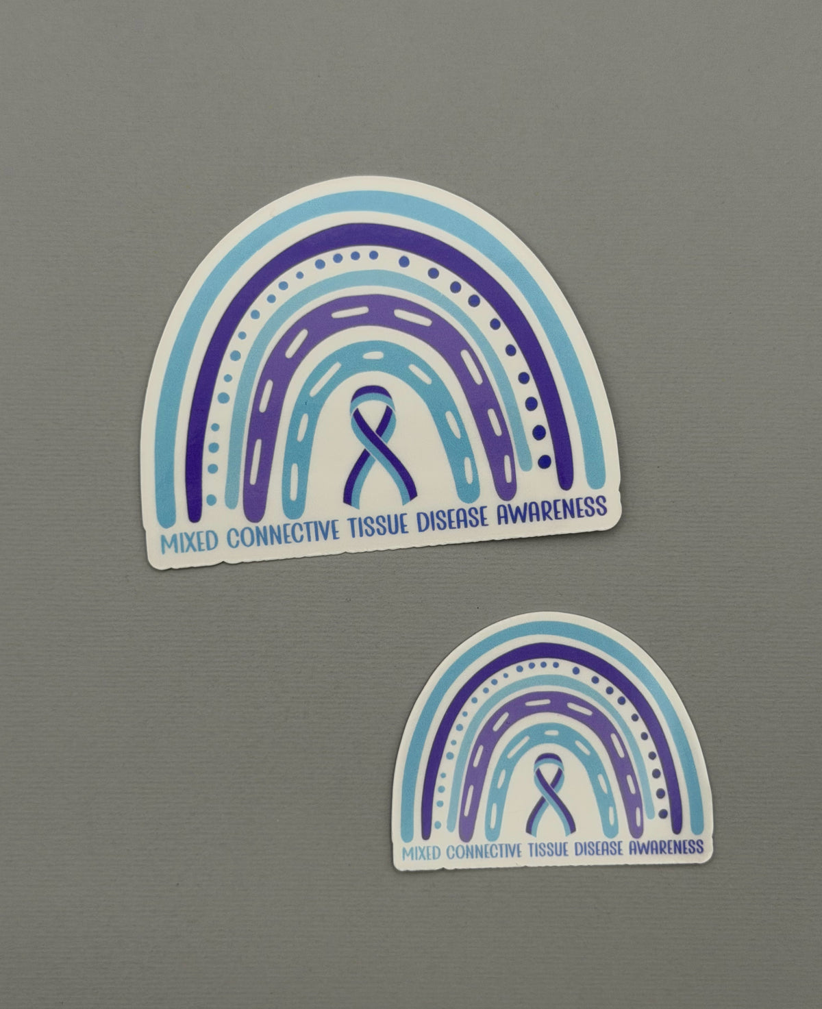 Mixed Connective Tissue Disorder Awareness Rainbow Sticker or Magnet