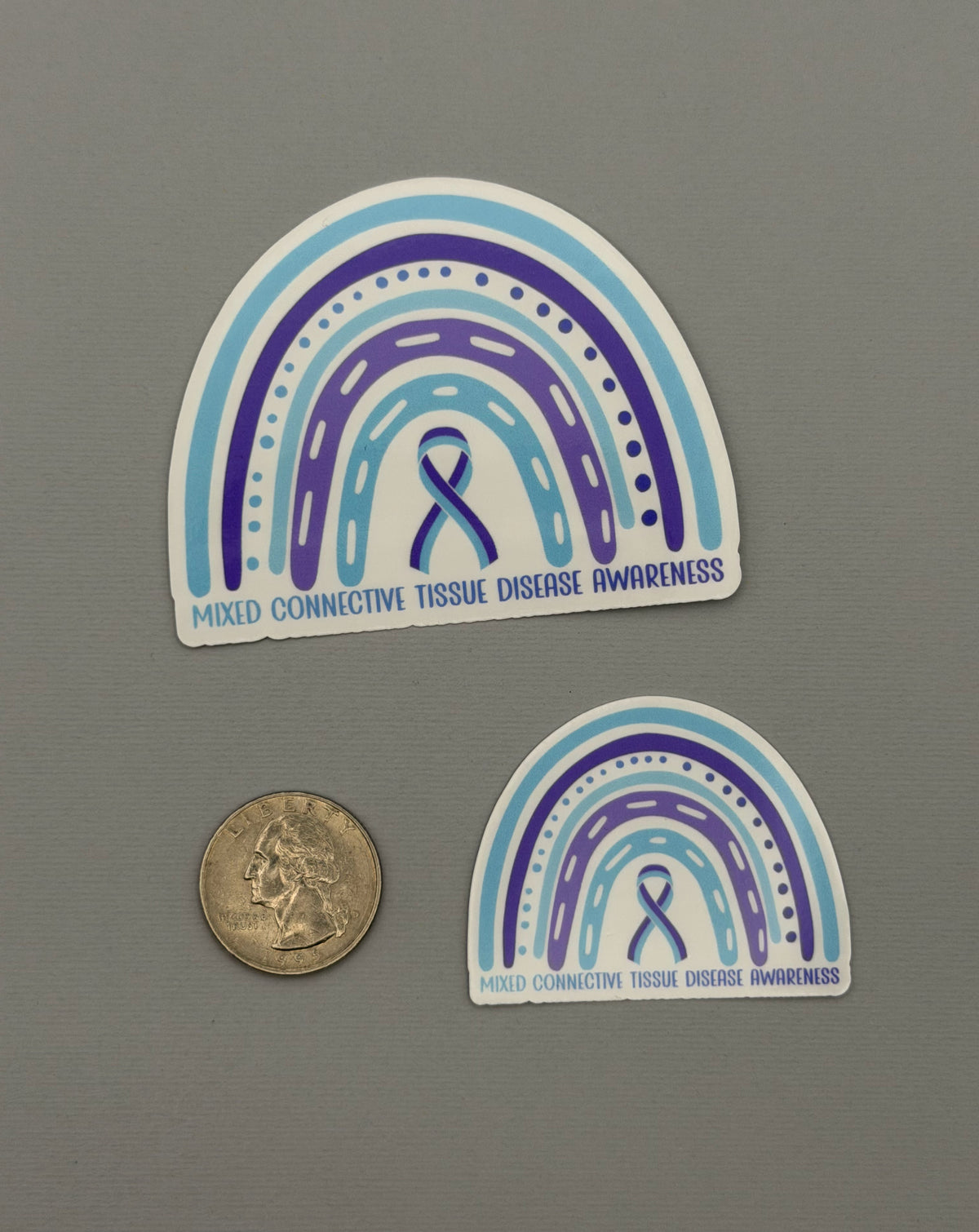 Mixed Connective Tissue Disorder Awareness Rainbow Sticker or Magnet
