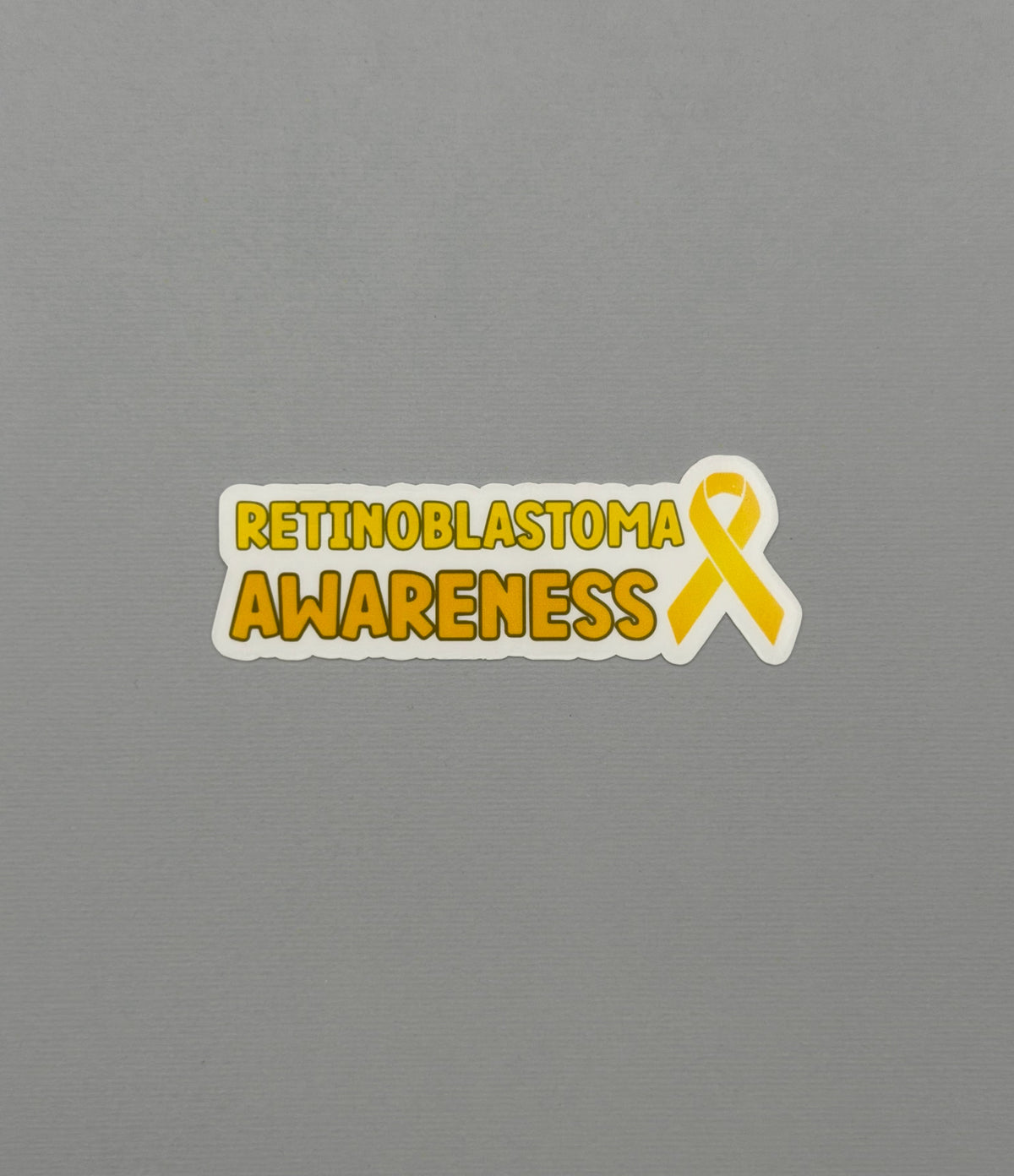 Retinoblastoma Awareness with Ribbon Sticker or Magnet