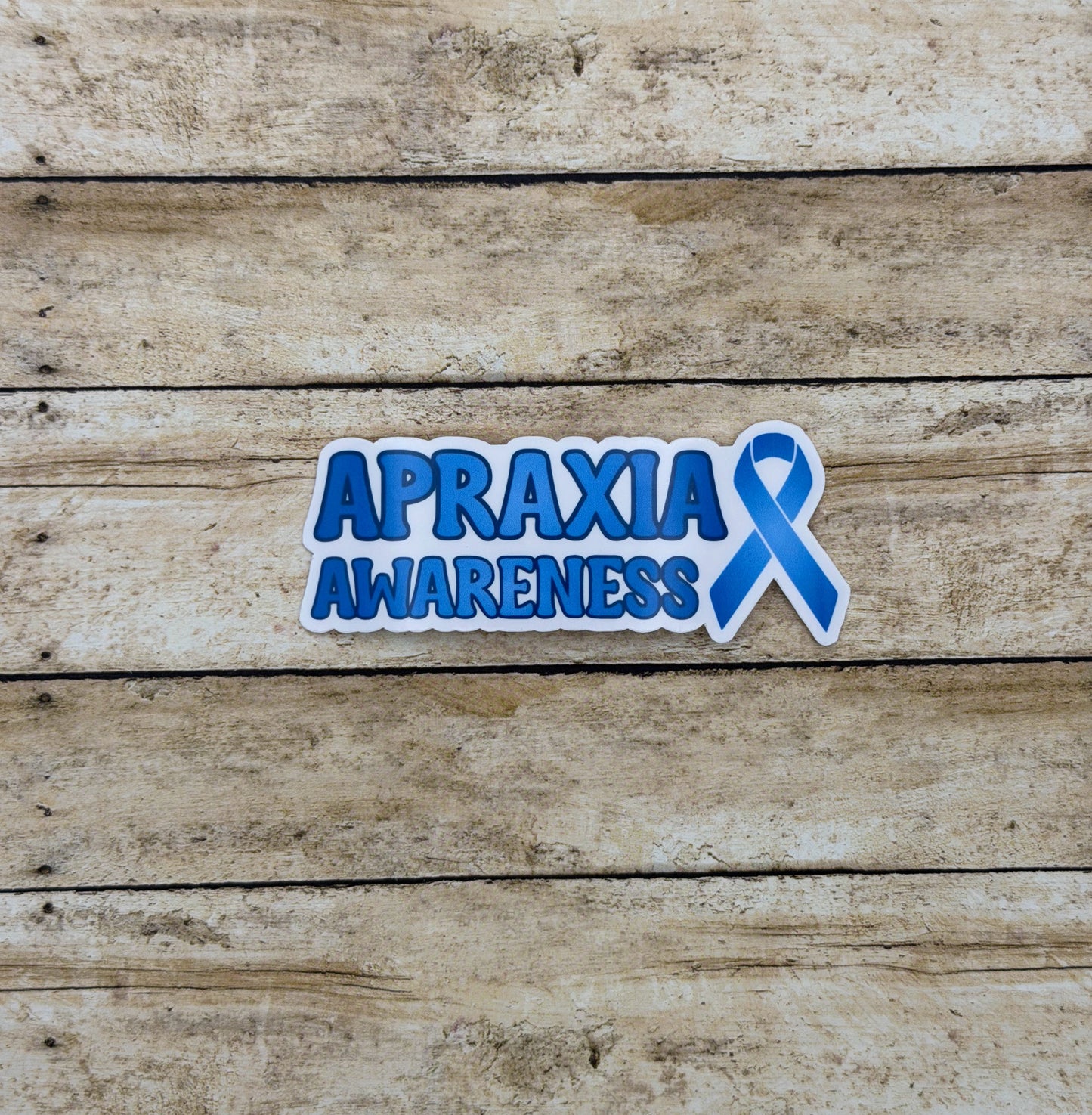 Apraxia Awareness with Ribbon Sticker or Magnet