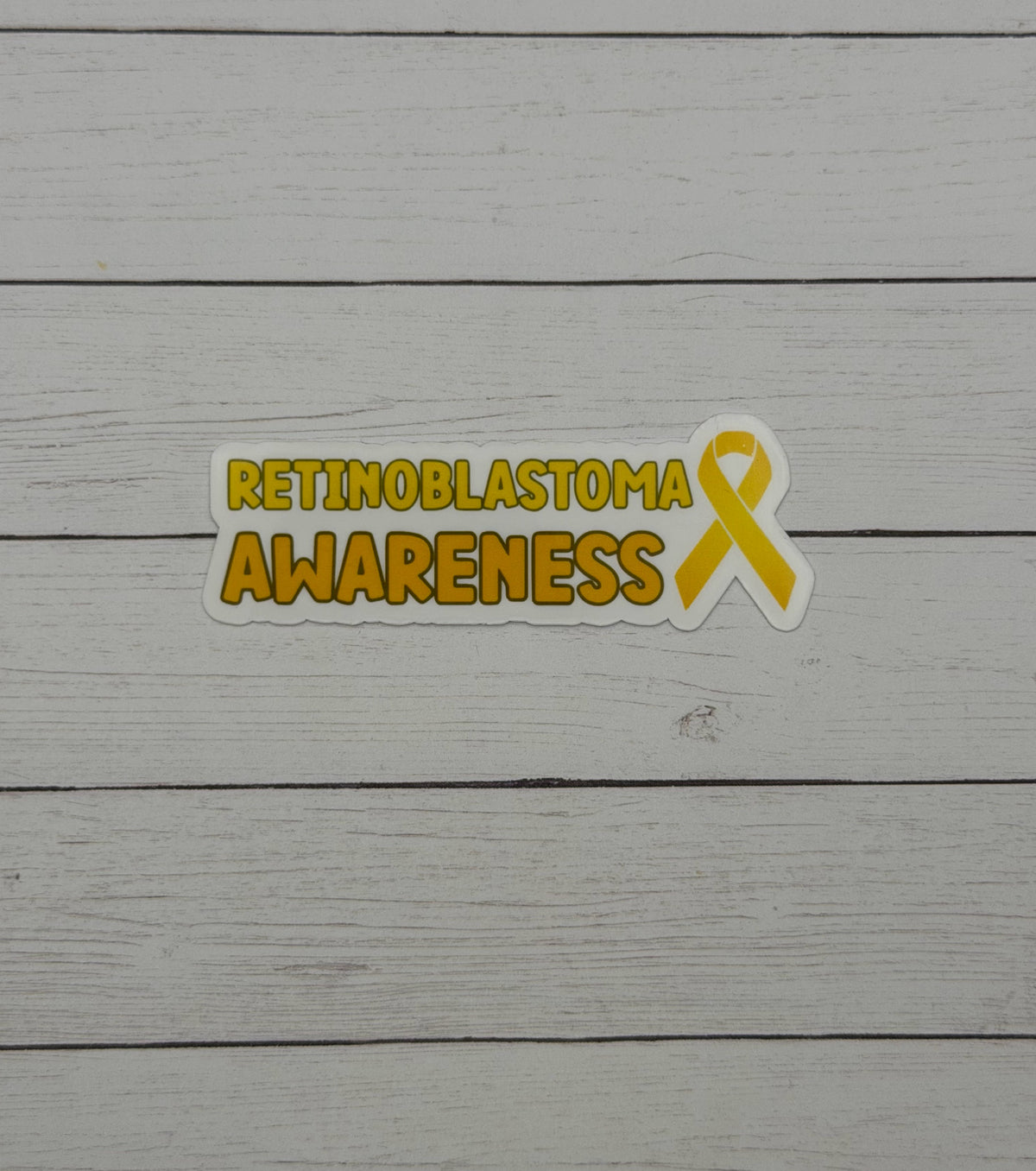 Retinoblastoma Awareness with Ribbon Sticker or Magnet