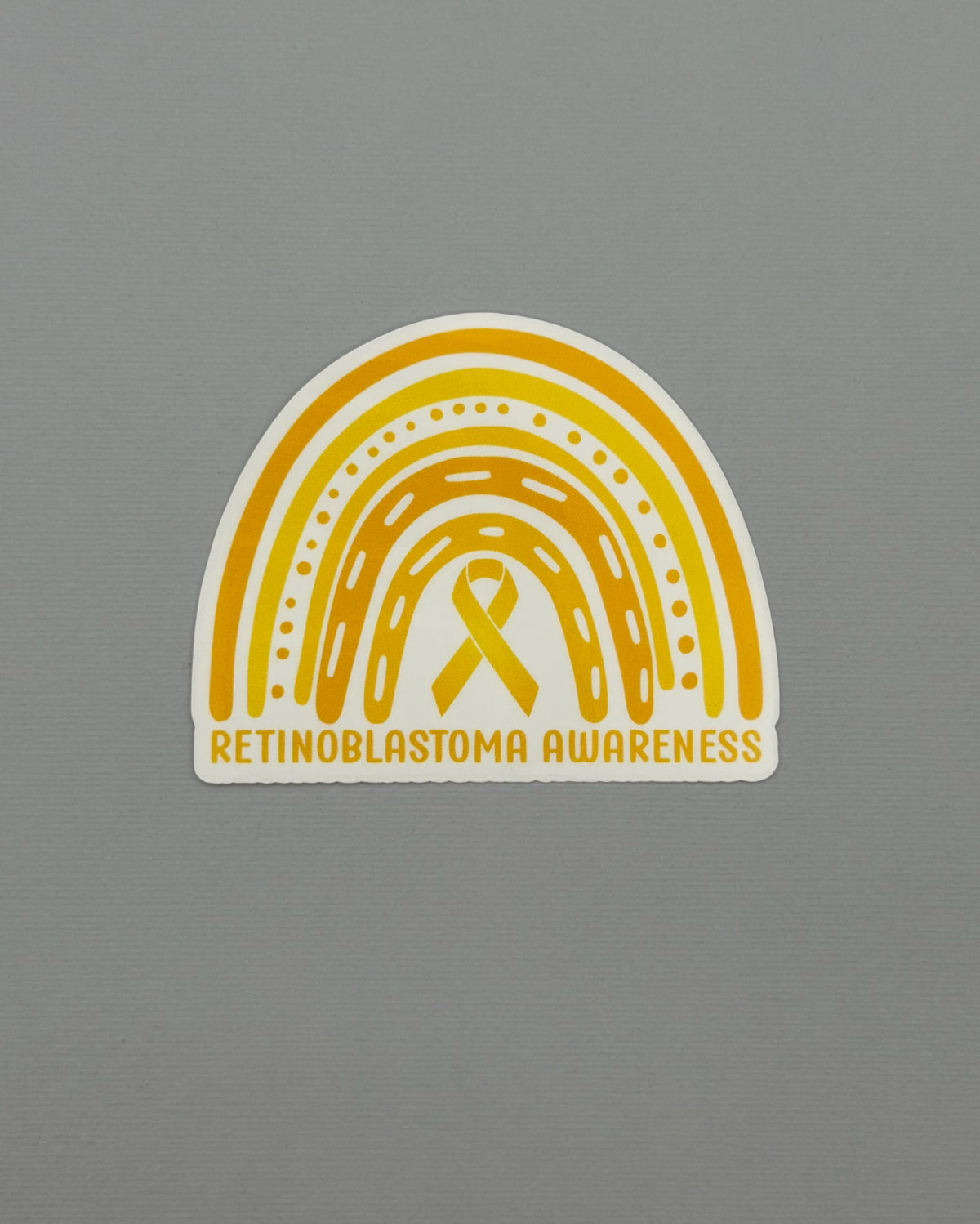 Retinoblastoma Awareness Rainbow Sticker or Magnet