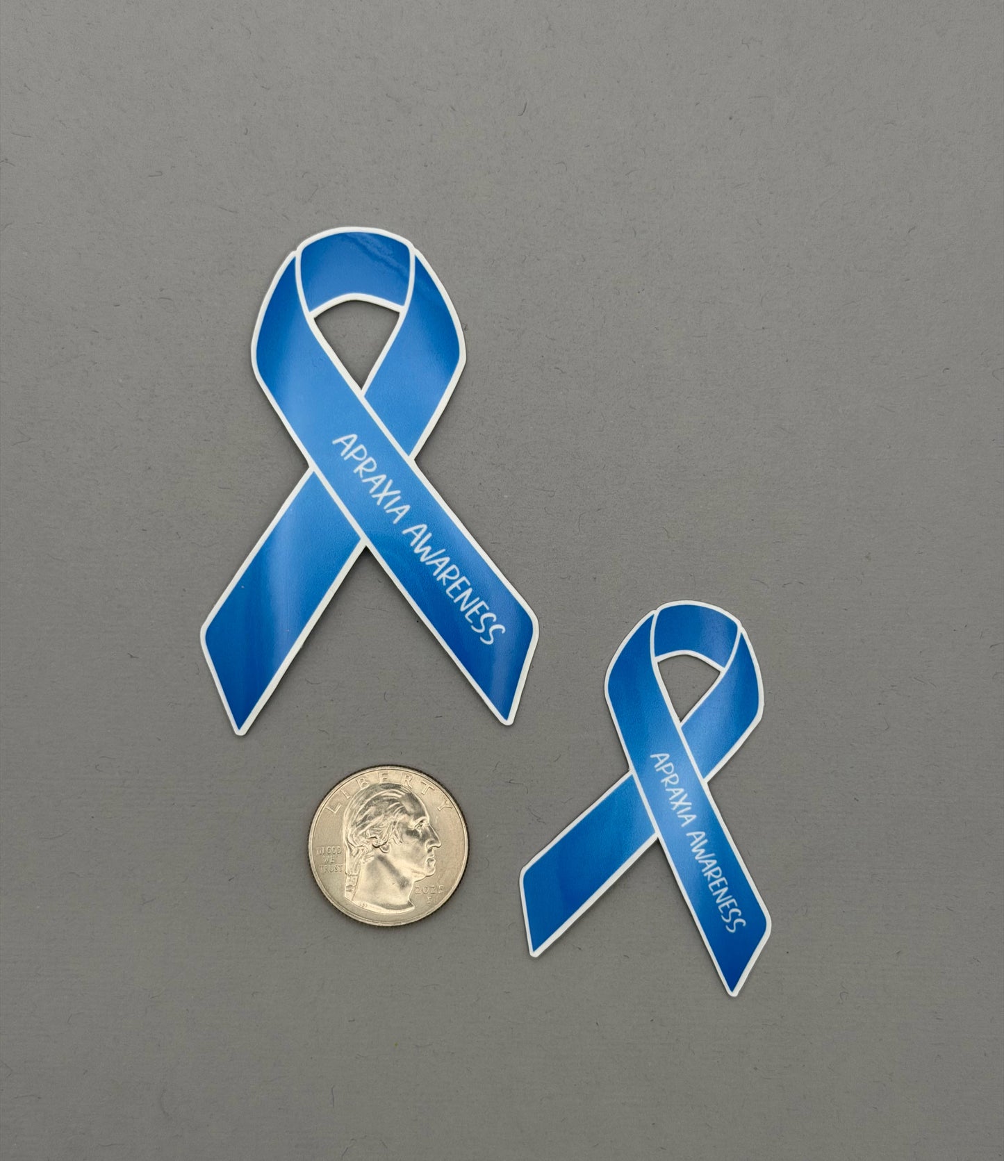 Apraxia Awareness Ribbon Sticker or Magnet