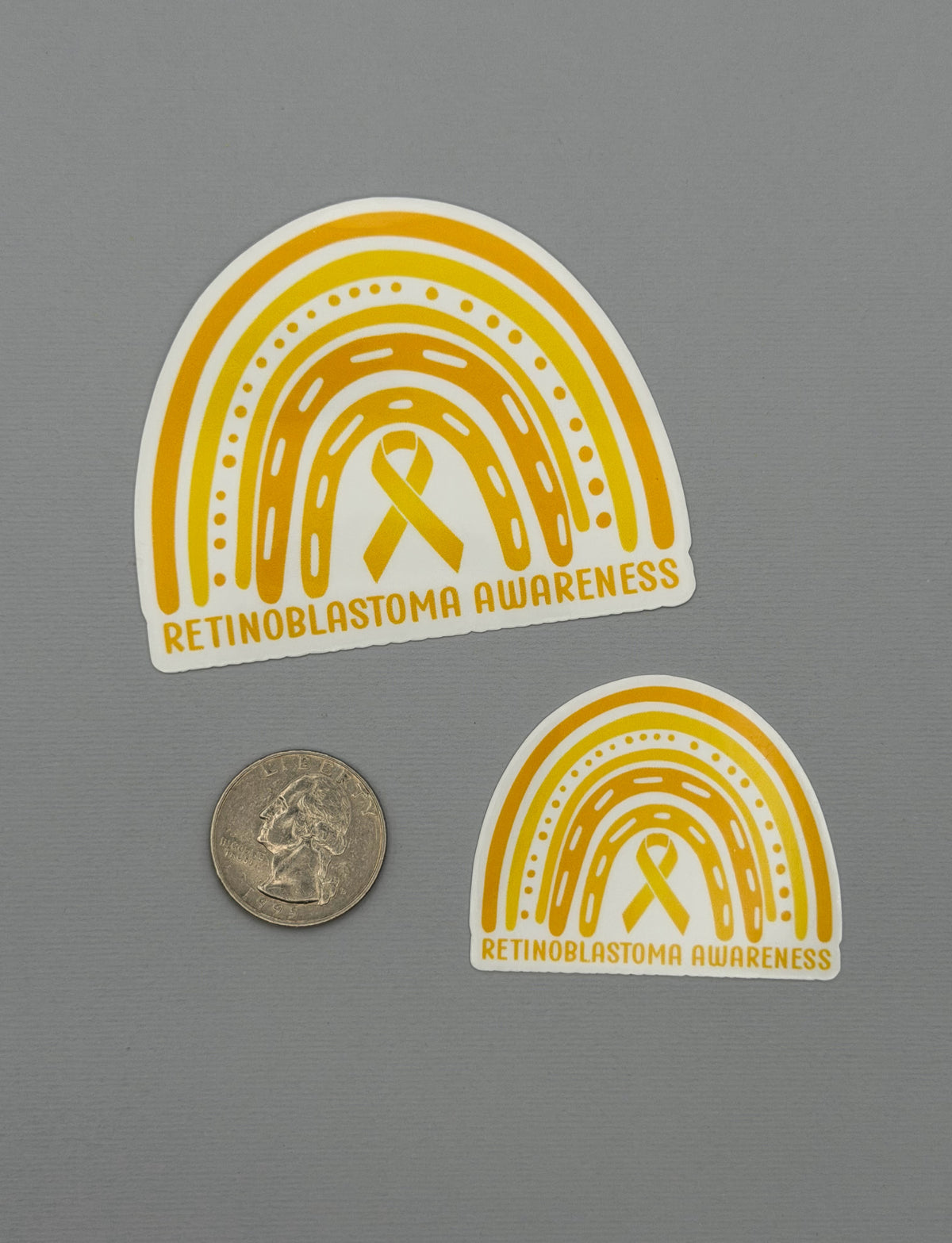 Retinoblastoma Awareness Rainbow Sticker or Magnet