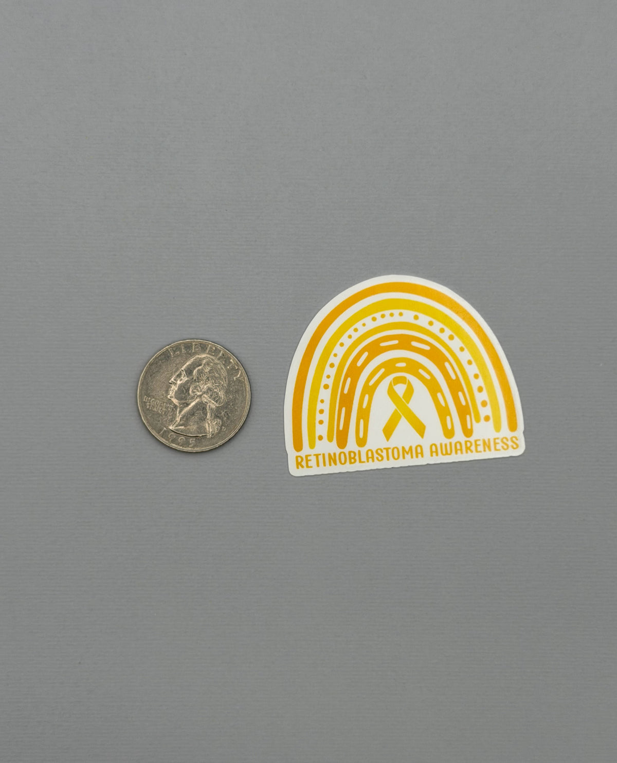 Retinoblastoma Awareness Rainbow Sticker or Magnet