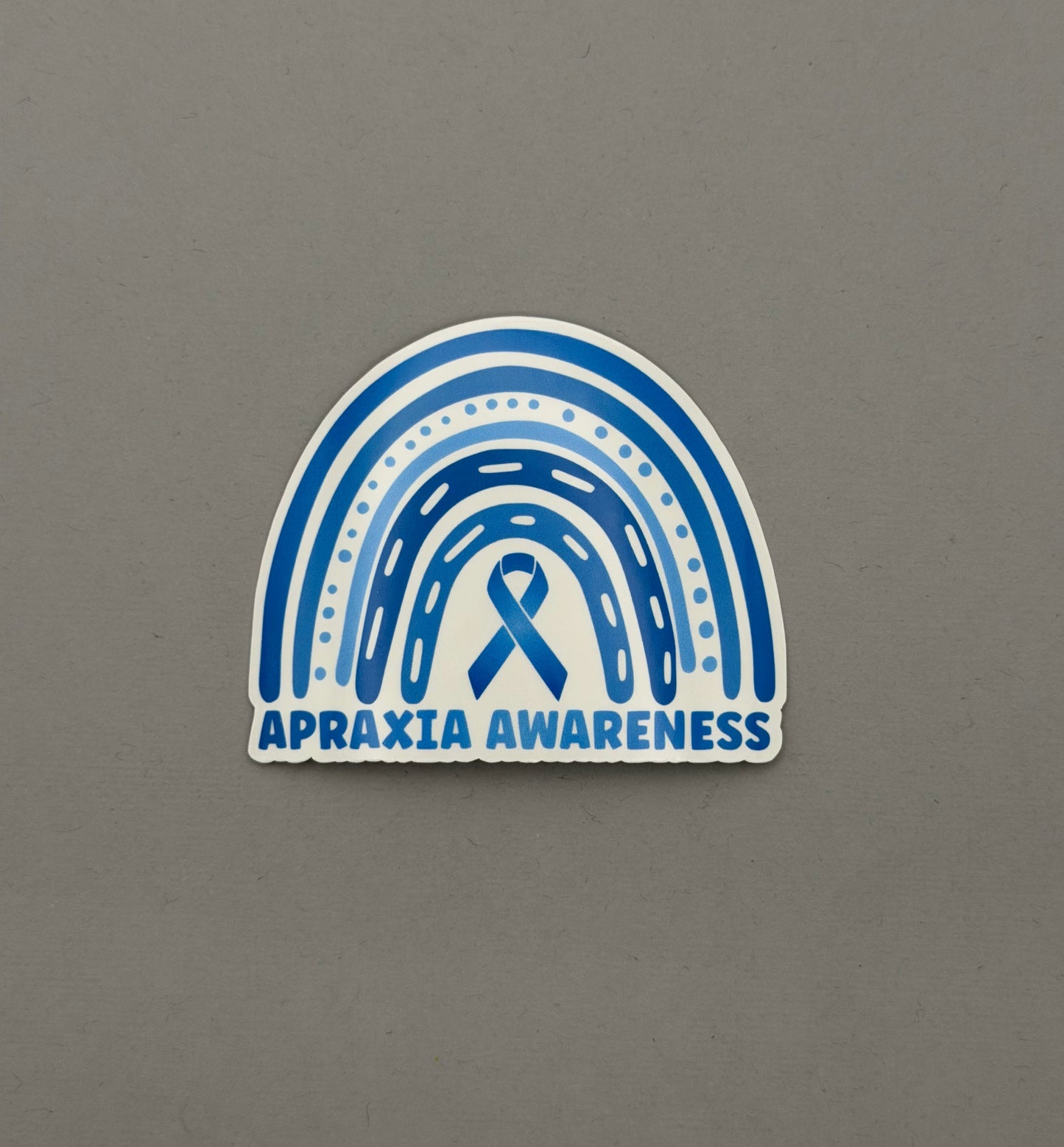 Apraxia Awareness Rainbow Sticker or Magnet