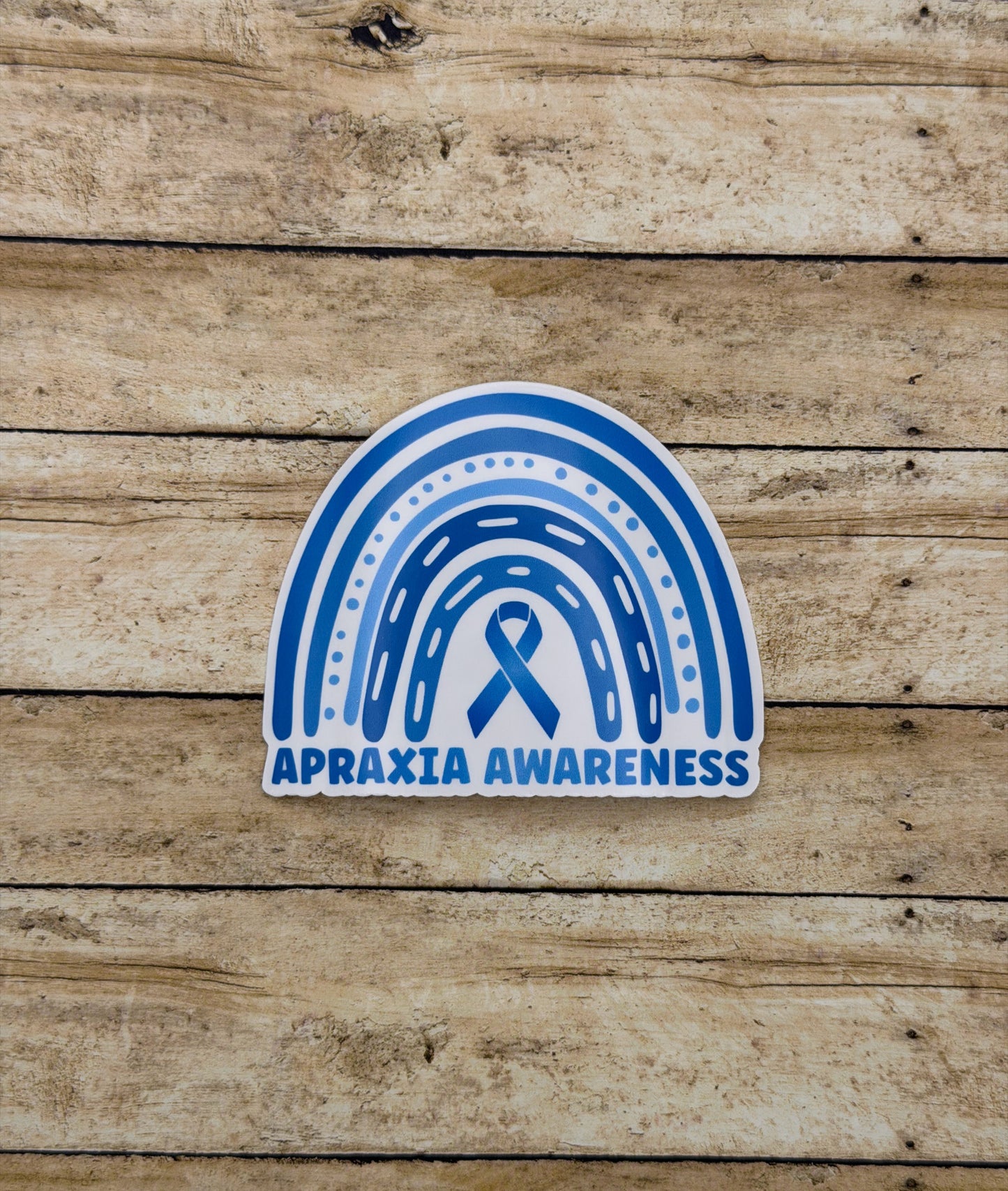 Apraxia Awareness Rainbow Sticker or Magnet