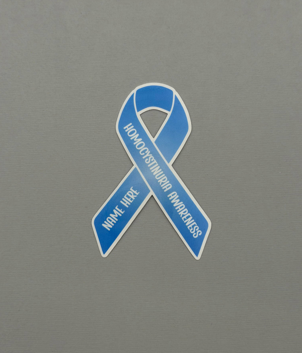 Homocystinuria Awareness Custom Ribbon Sticker or Magnet