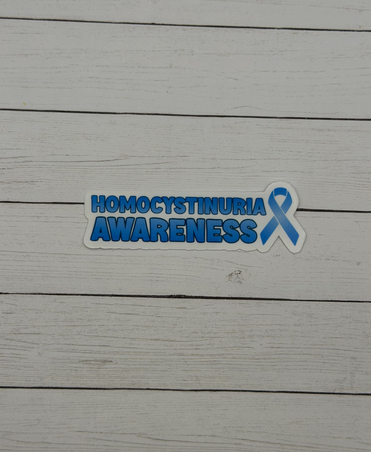 Homocystinuria Awareness with Ribbon Sticker or Magnet