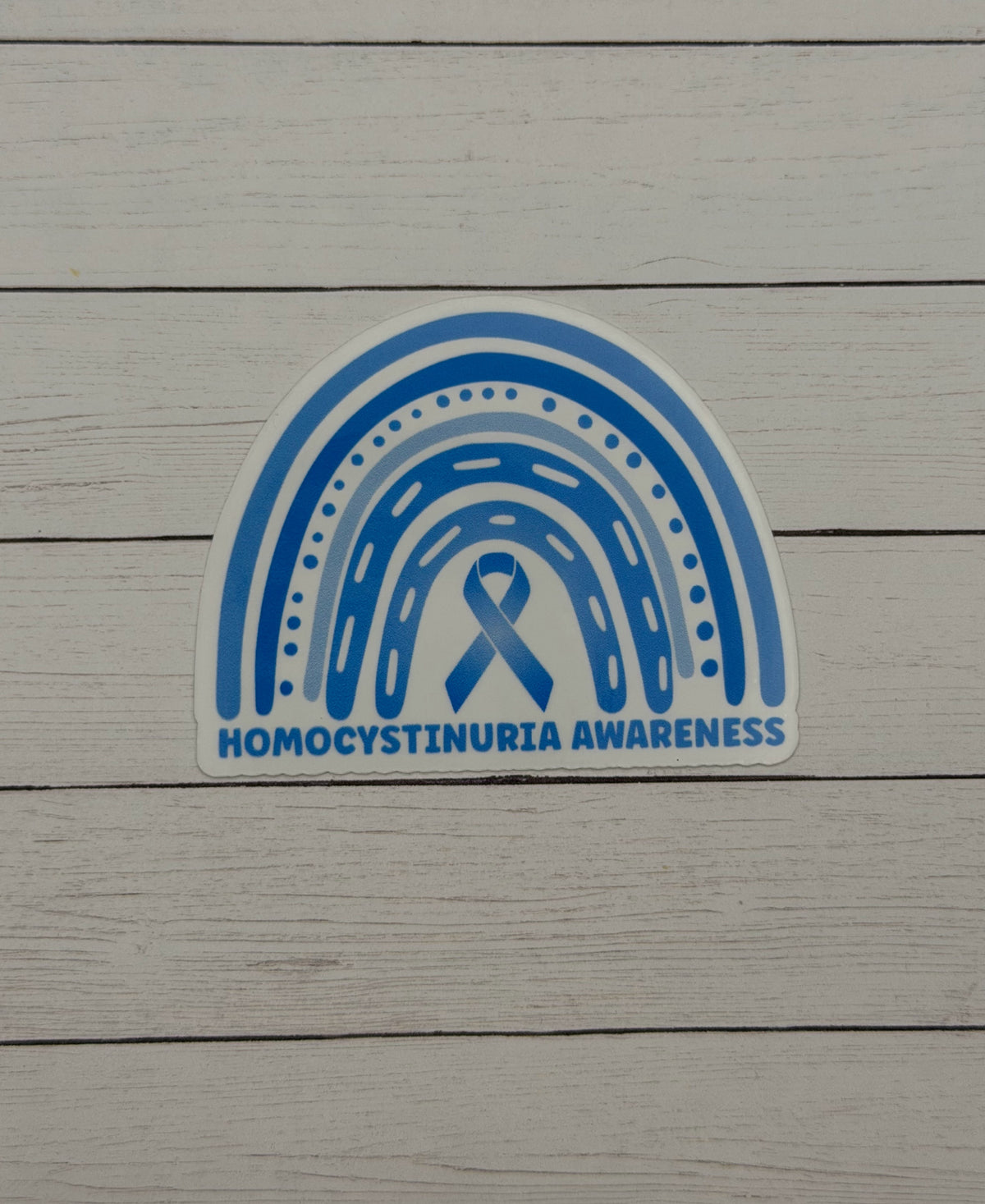 Homocystinuria Awareness Rainbow Sticker or Magnet