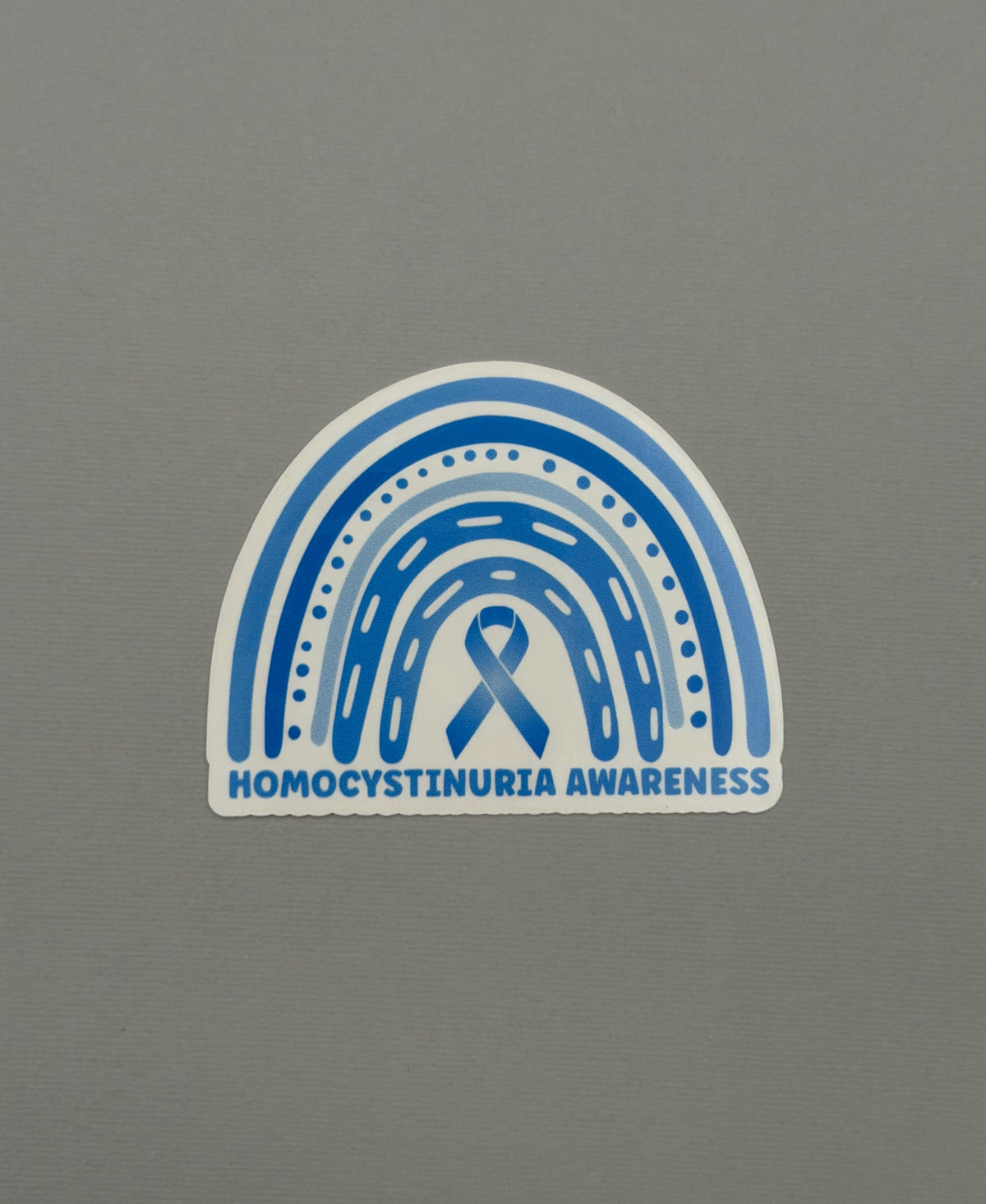 Homocystinuria Awareness Rainbow Sticker or Magnet