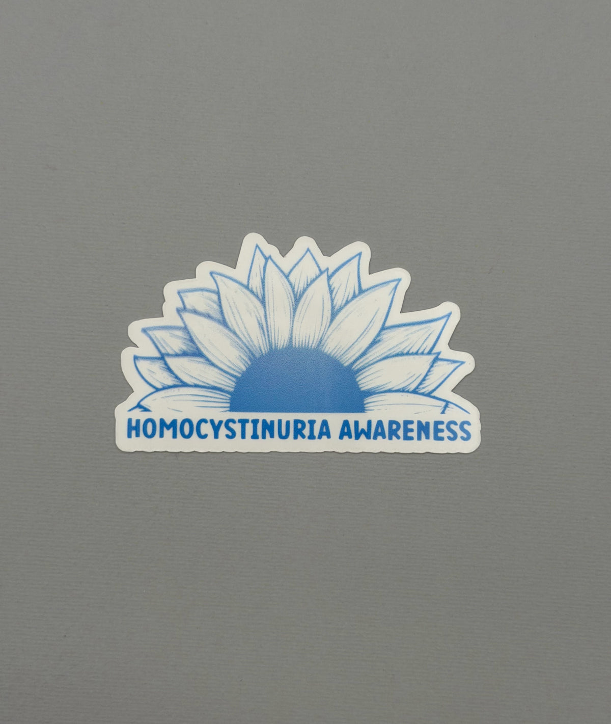 Homocystinuria Awareness Sunflower Sticker or Magnet