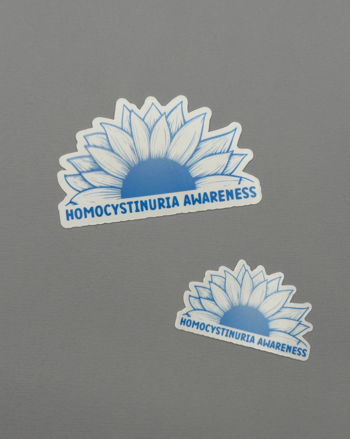 Homocystinuria Awareness Sunflower Sticker or Magnet