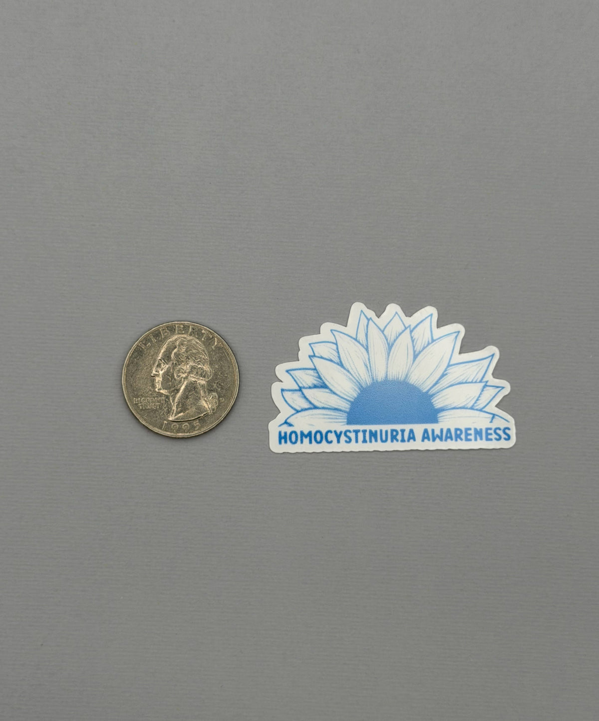 Homocystinuria Awareness Sunflower Sticker or Magnet