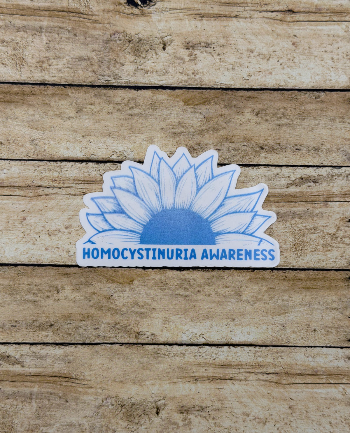 Homocystinuria Awareness Sunflower Sticker or Magnet