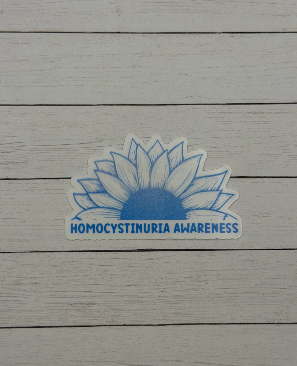 Homocystinuria Awareness Sunflower Sticker or Magnet