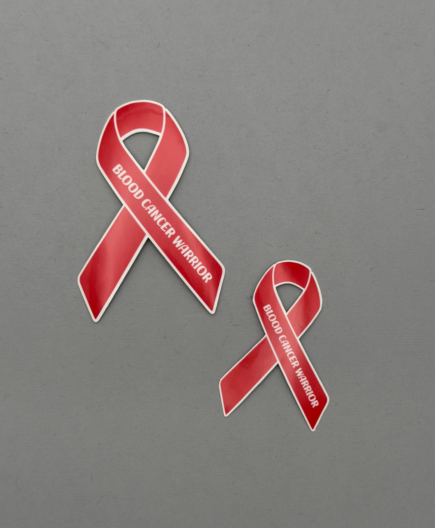 Blood Cancer Warrior Ribbon Sticker or Magnet