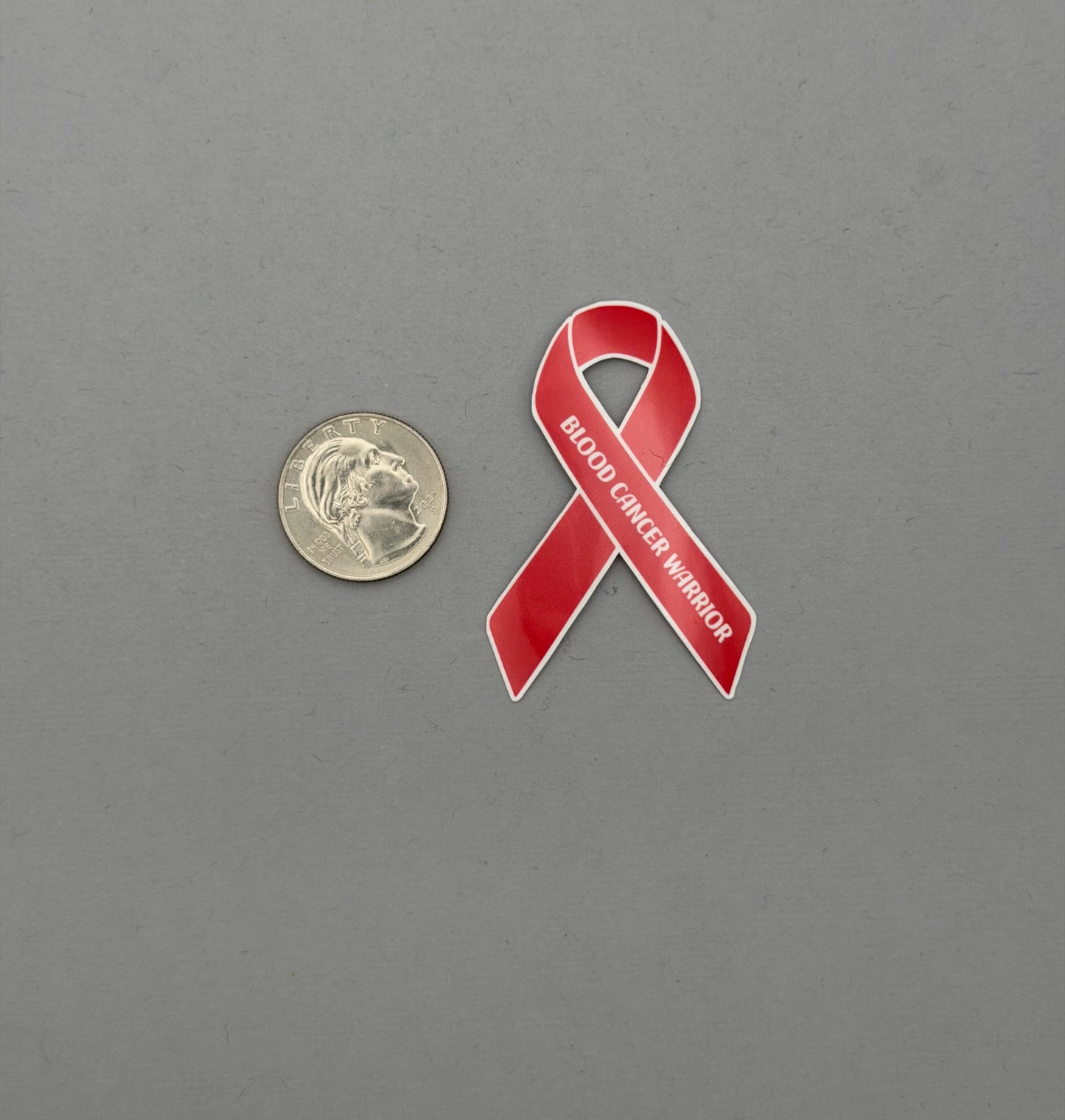 Blood Cancer Warrior Ribbon Sticker or Magnet
