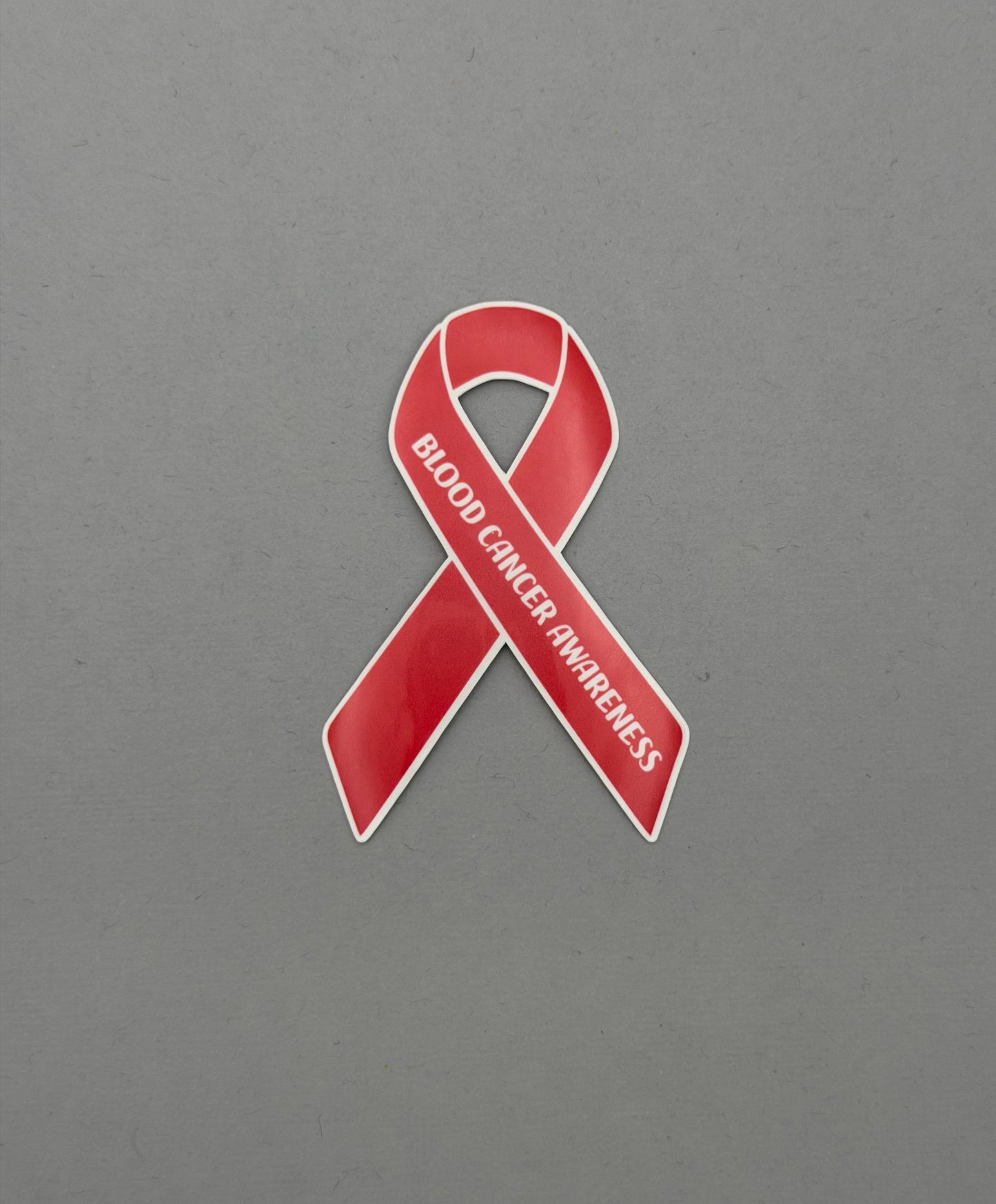Blood Cancer Awareness Ribbon Sticker or Magnet