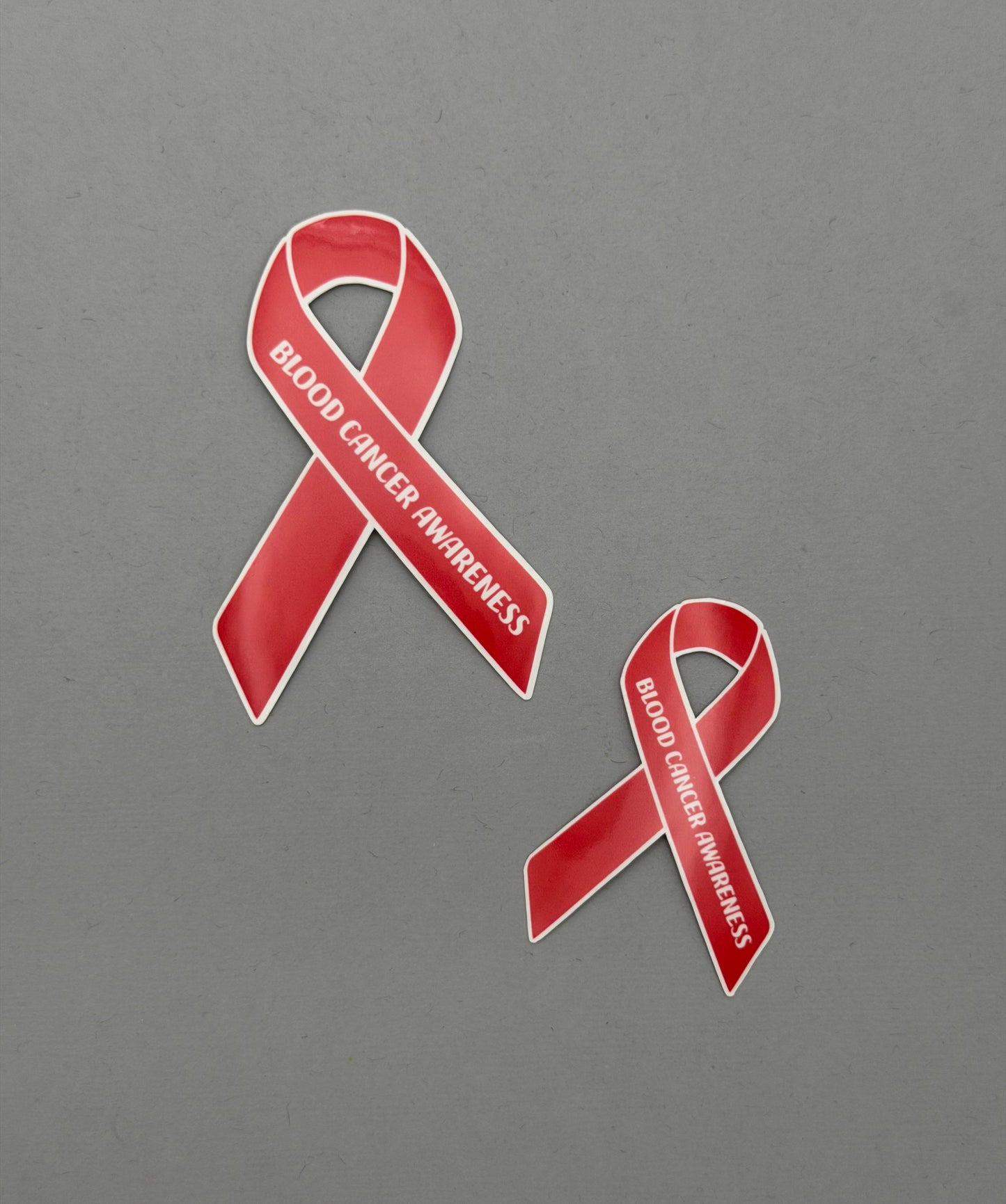 Blood Cancer Awareness Ribbon Sticker or Magnet
