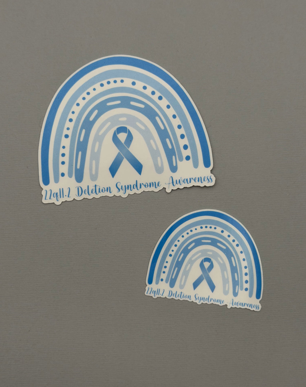 22q11.2 Deletion Syndrome Awareness Rainbow Sticker or Magnet