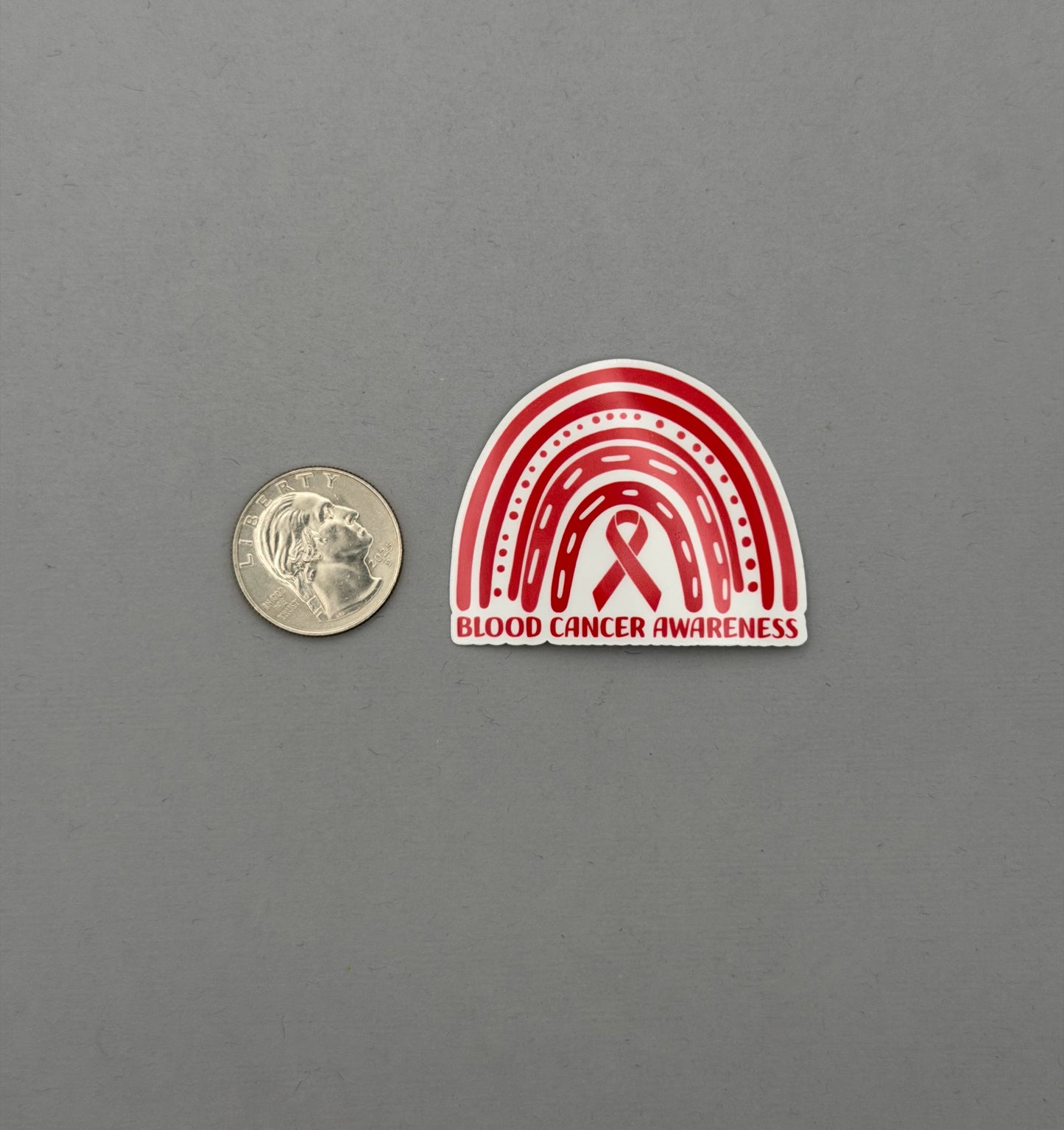 Blood Cancer Awareness Rainbow Sticker or Magnet