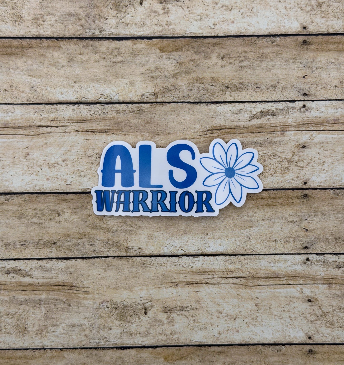 ALS Warrior Flower Sticker or Magnet