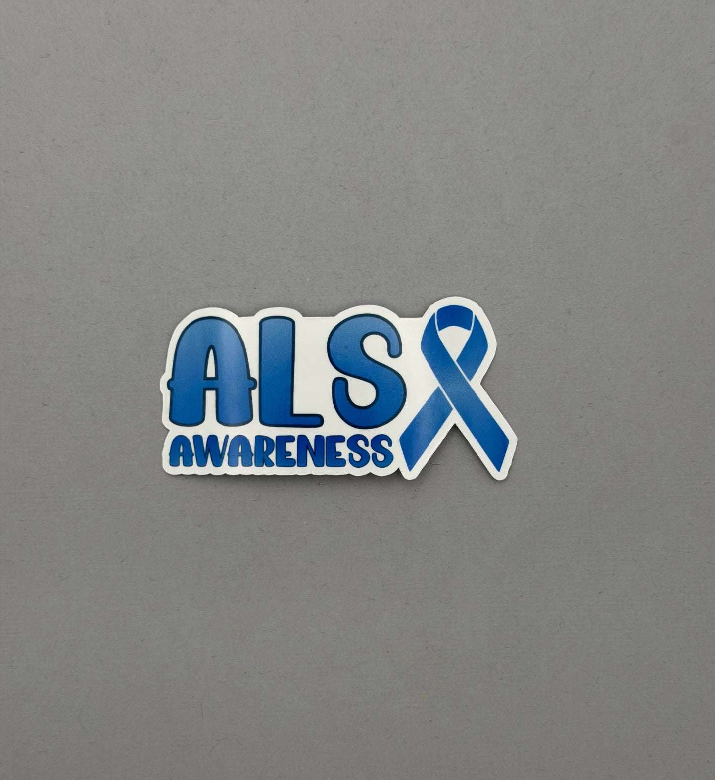 ALS Awareness with Ribbon Sticker or Magnet