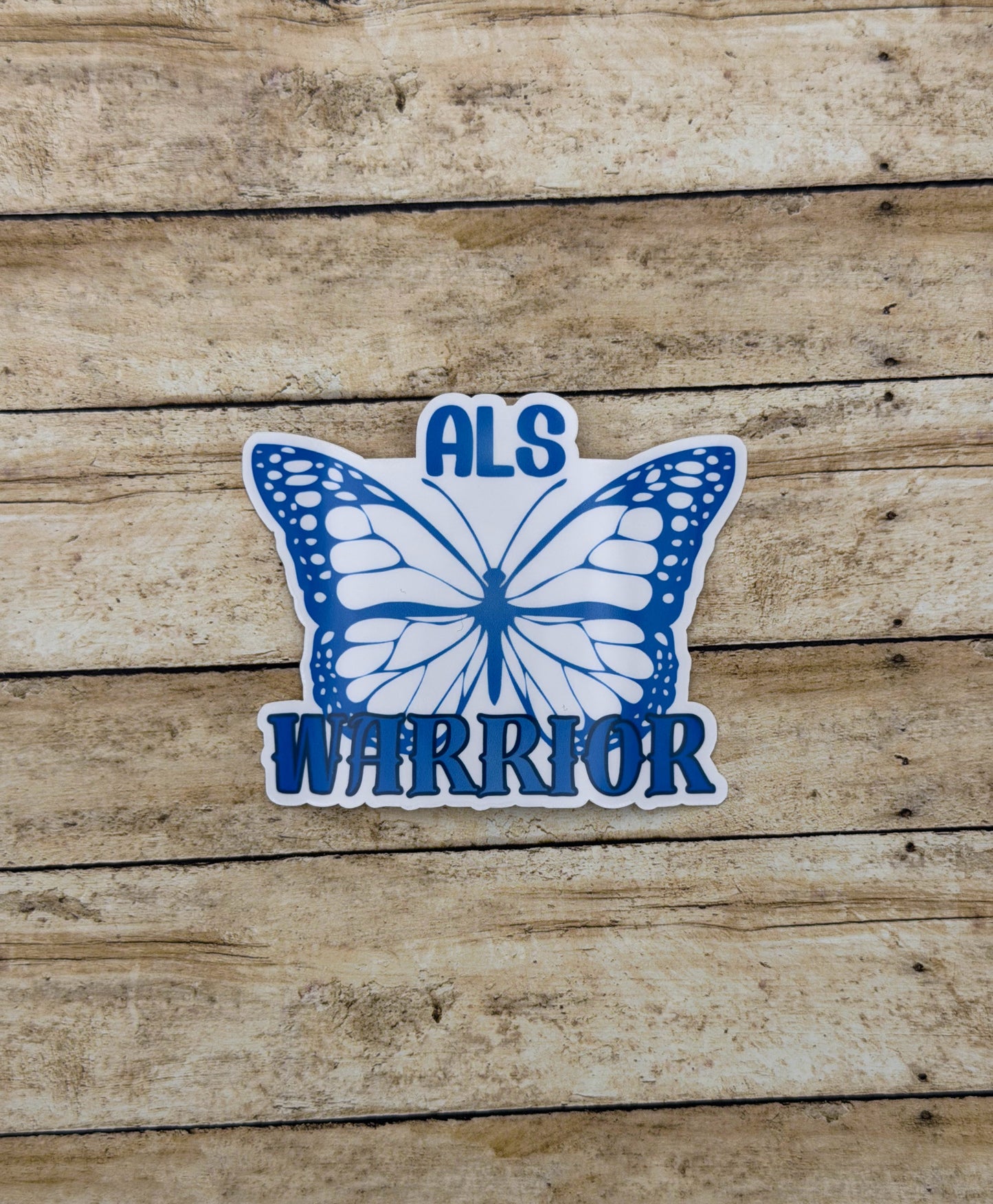 ALS Warrior Butterfly Sticker or Magnet