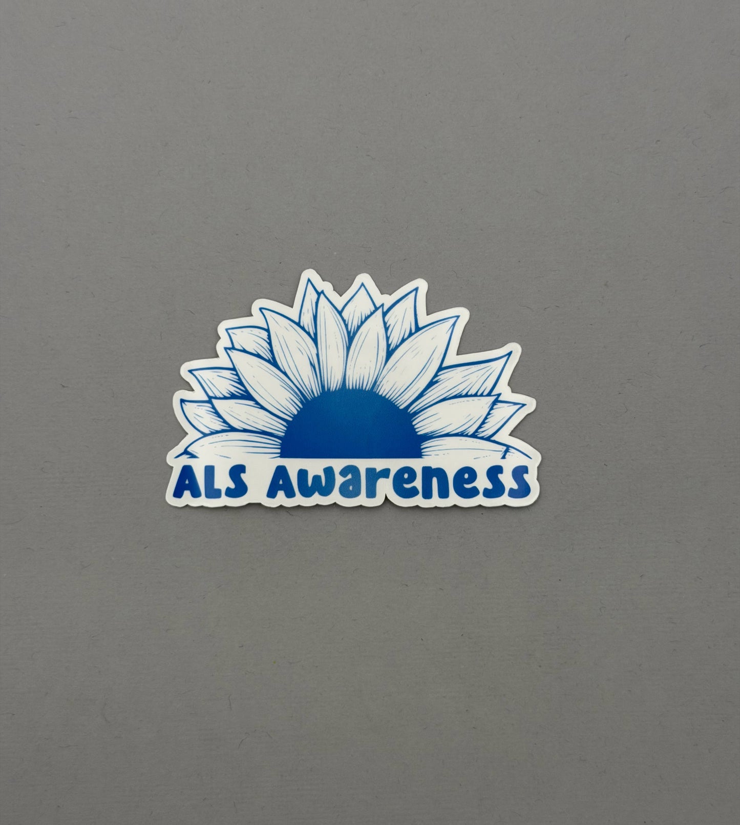 ALS Awareness Sunflower Sticker or Magnet