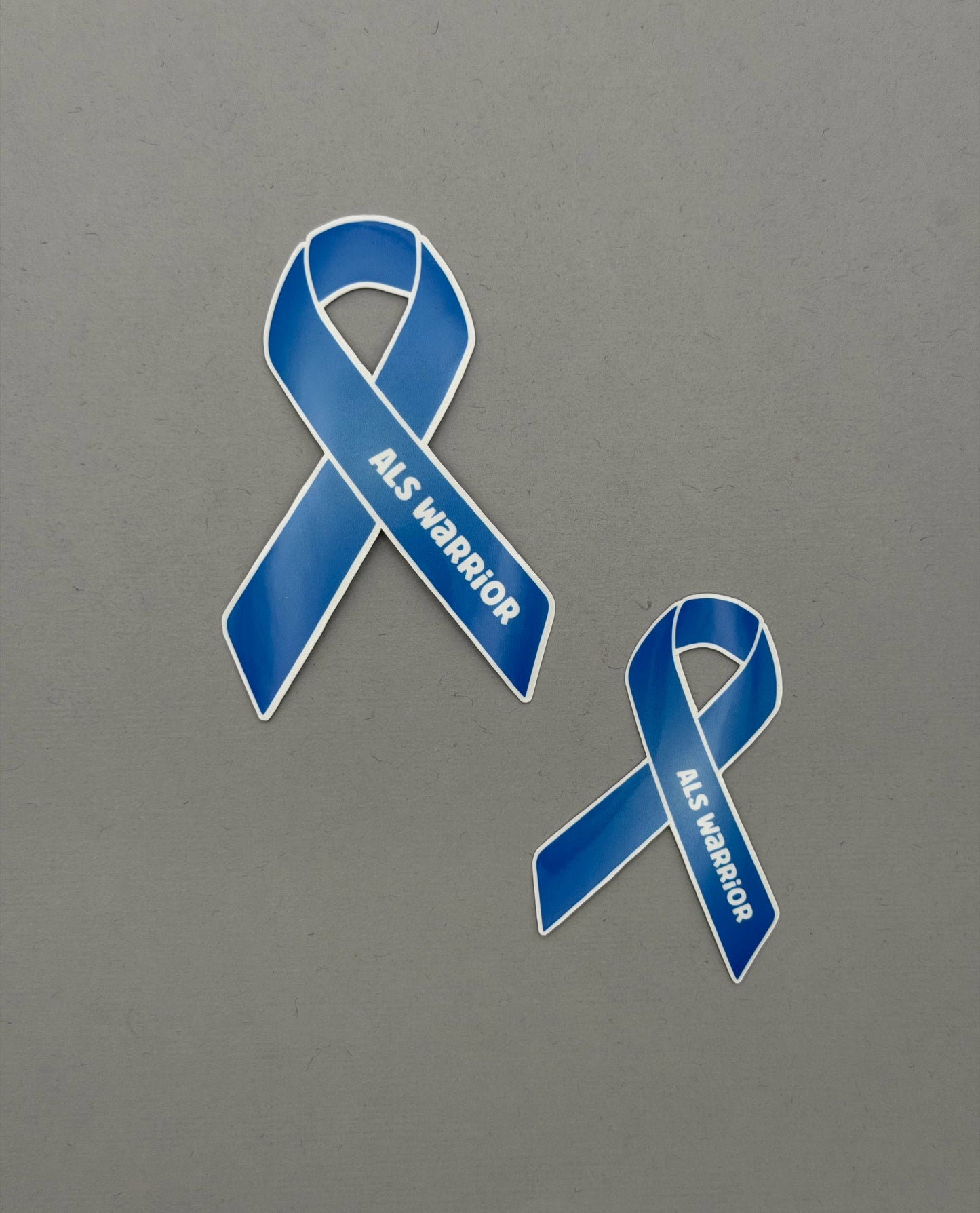ALS Warrior Ribbon Sticker or Magnet