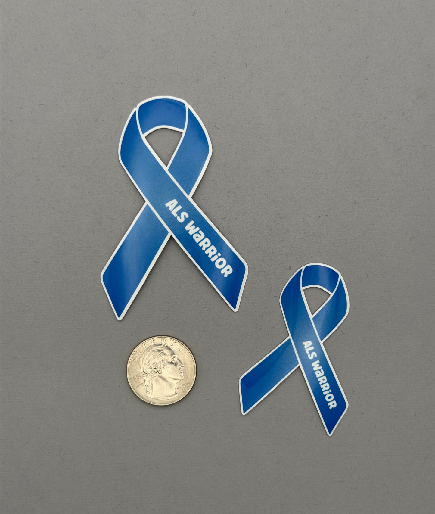 ALS Warrior Ribbon Sticker or Magnet