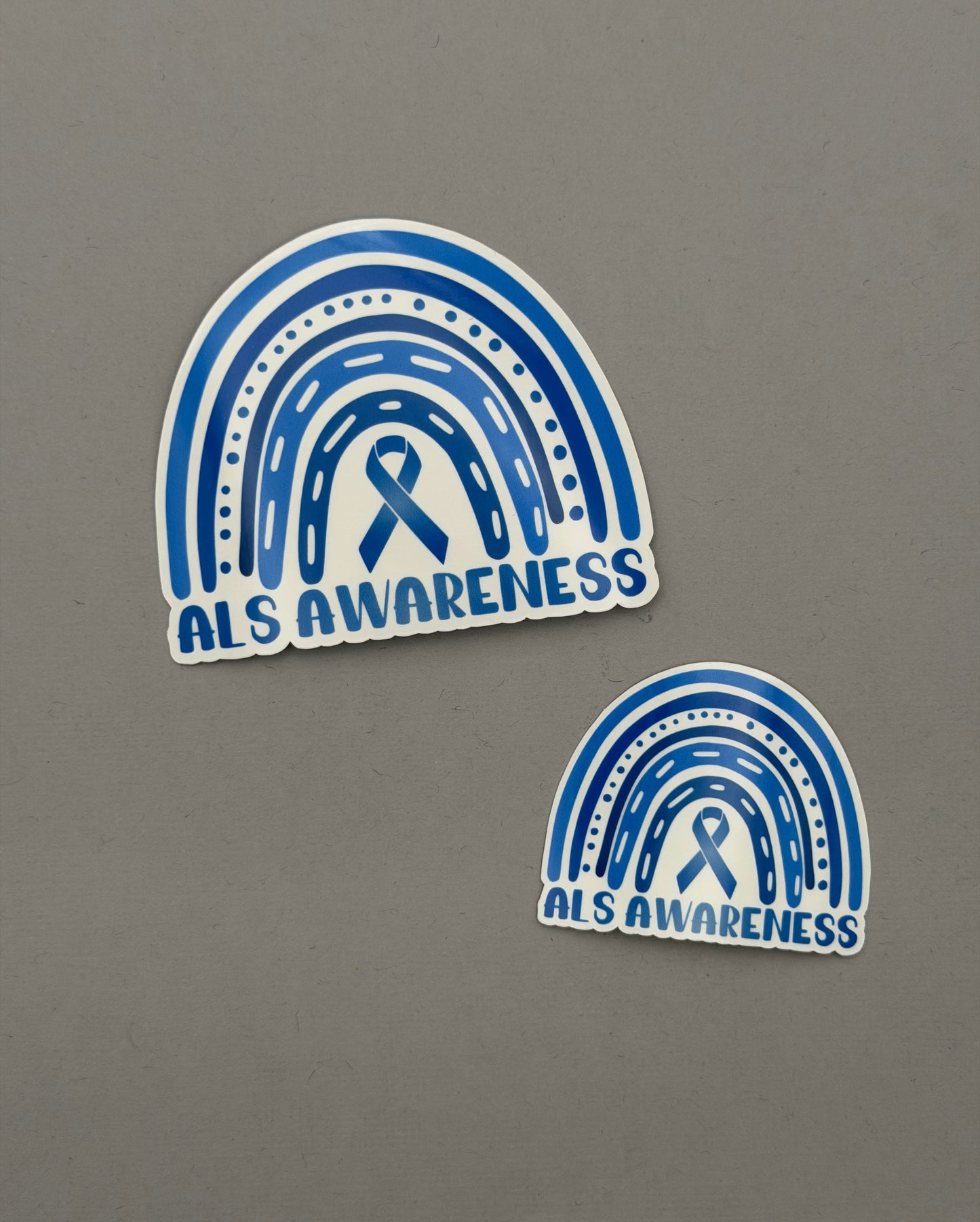 ALS Awareness Rainbow Sticker or Magnet