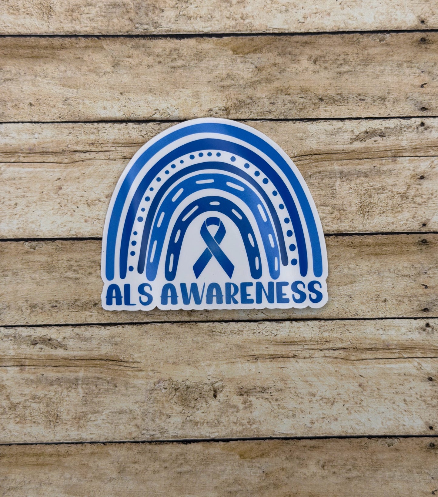 ALS Awareness Rainbow Sticker or Magnet