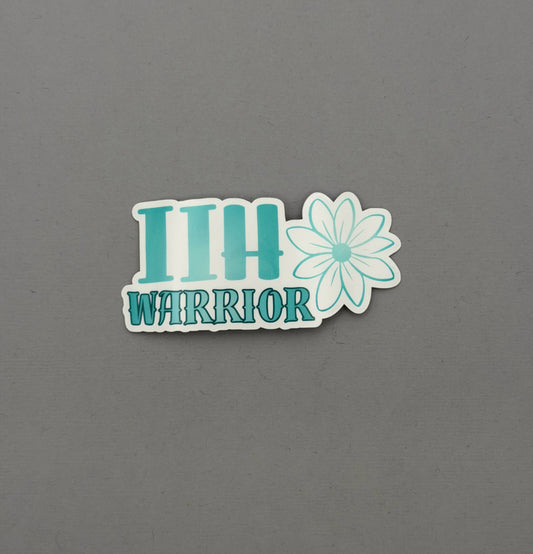 IIH Warrior Flower Sticker or Magnet | Idiopathic Intracranial Hypertension (Copy)