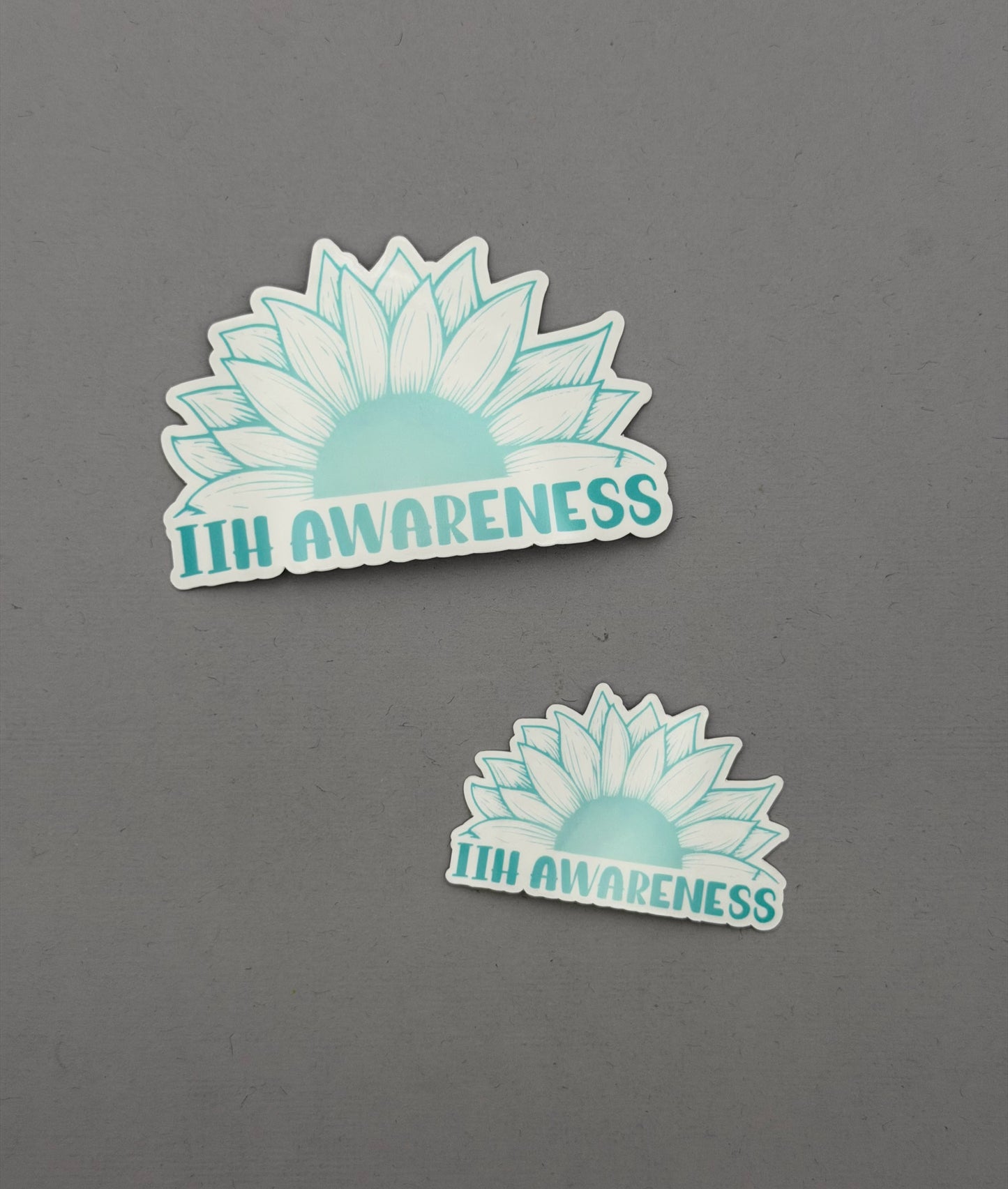 IIH Awareness Sunflower Sticker or Magnet | Idiopathic Intracranial Hypertension