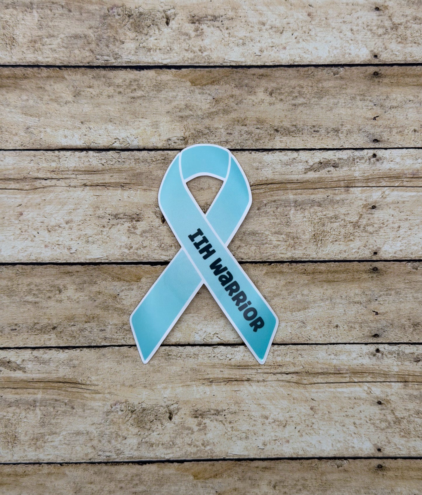 IIH Warrior Ribbon Sticker or Magnet | Idiopathic Intracranial Hypertension