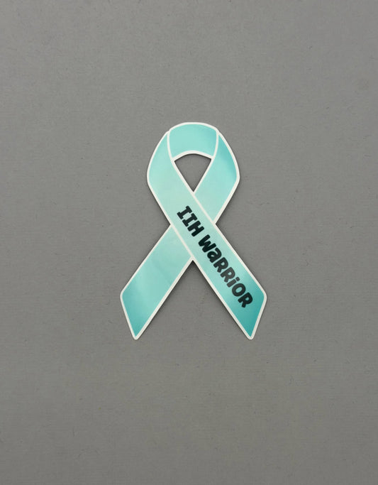 IIH Warrior Ribbon Sticker or Magnet | Idiopathic Intracranial Hypertension