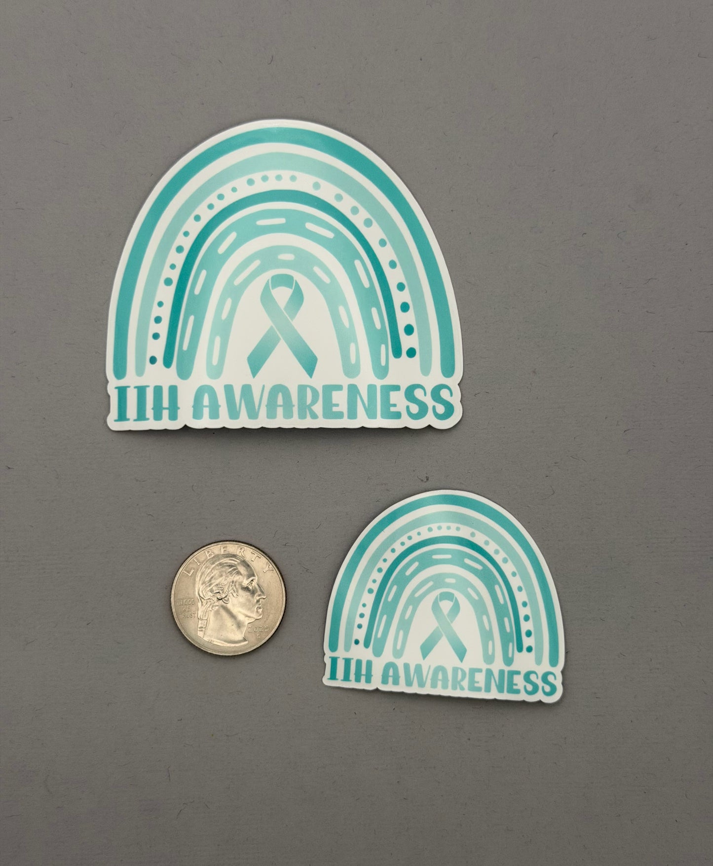 IIH Awareness Rainbow Sticker or Magnet | Idiopathic Intracranial Hypertension