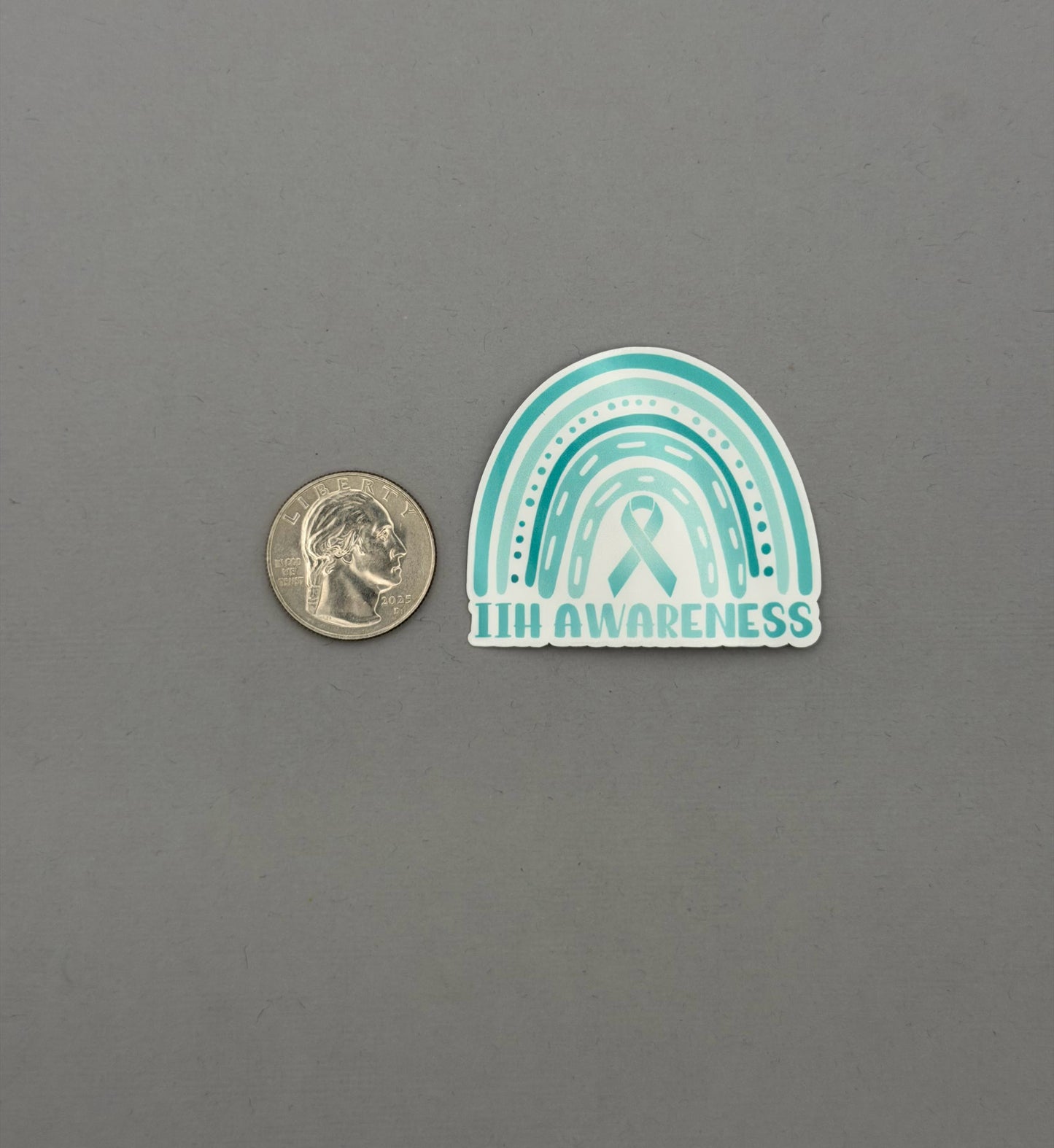 IIH Awareness Rainbow Sticker or Magnet | Idiopathic Intracranial Hypertension