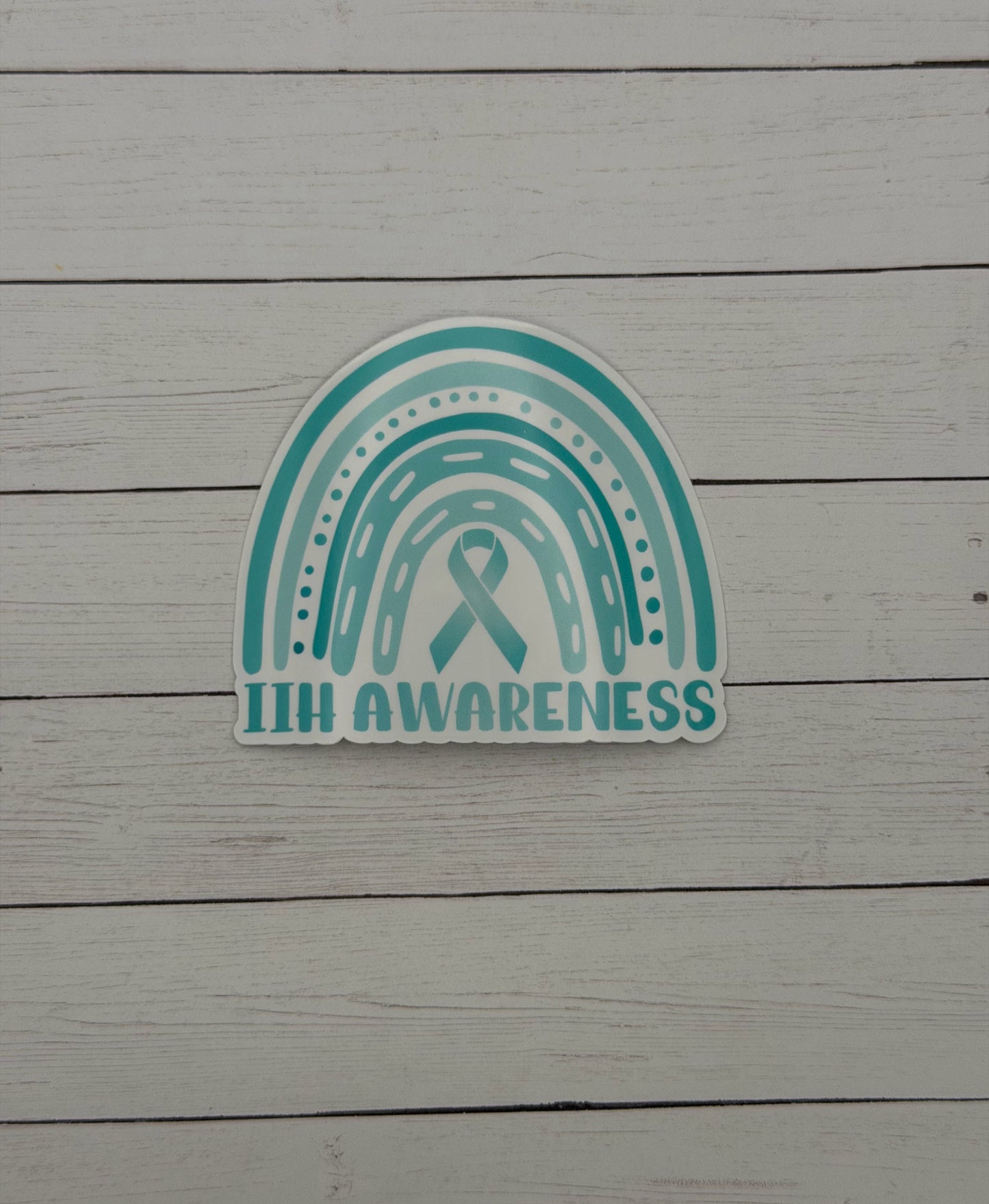 IIH Awareness Rainbow Sticker or Magnet | Idiopathic Intracranial Hypertension