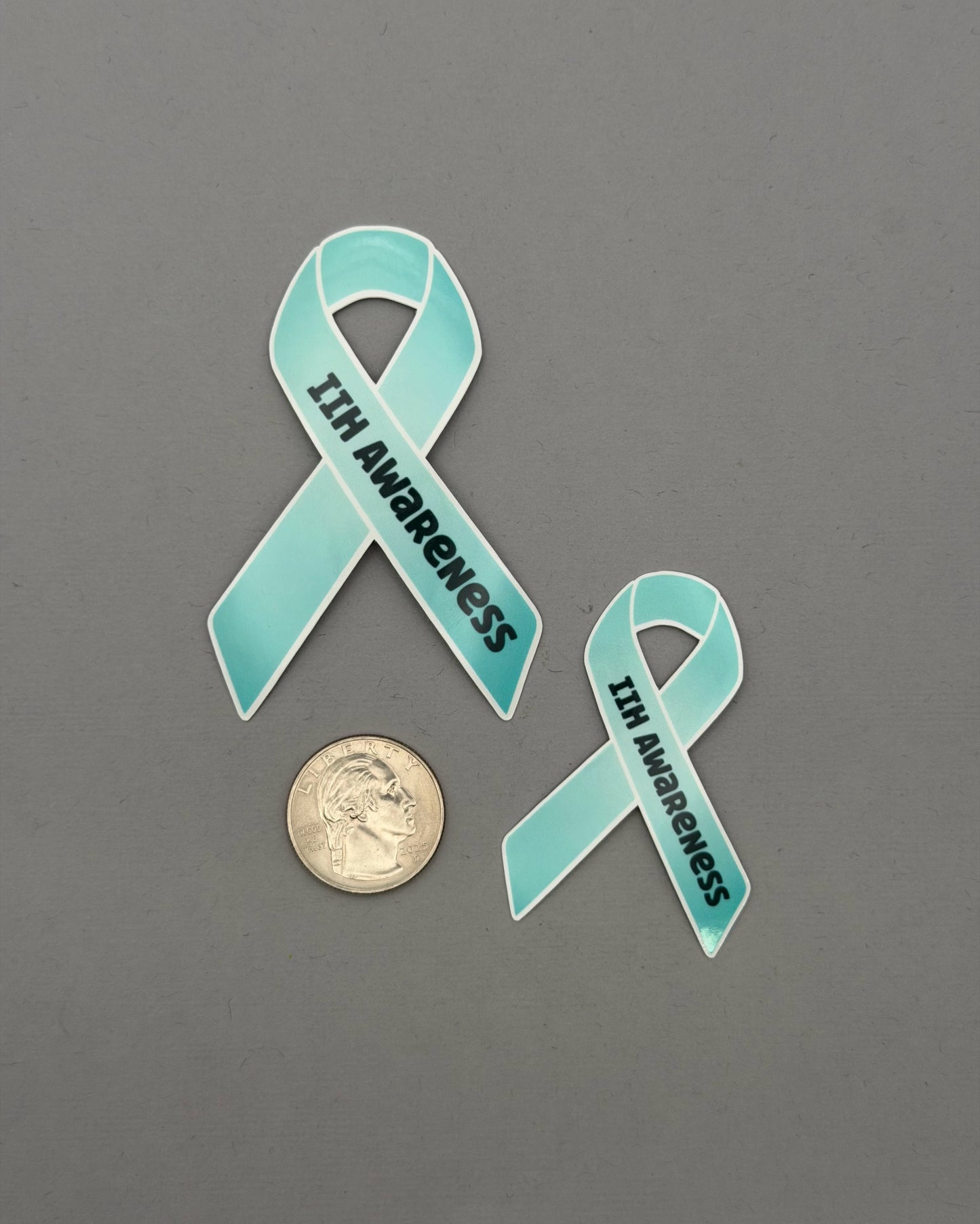 IIH Awareness Ribbon Sticker or Magnet | Idiopathic Intracranial Hypertension