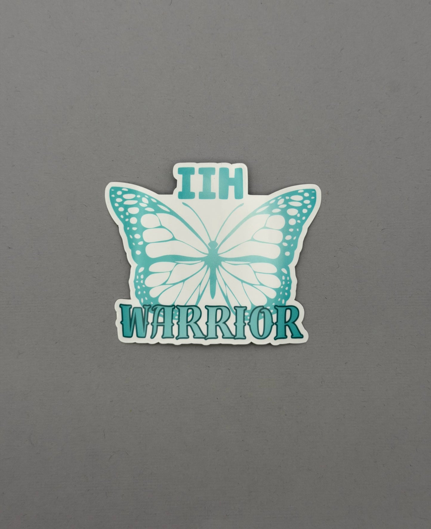 IIH Warrior Butterfly Sticker or Magnet | Idiopathic Intracranial Hypertension