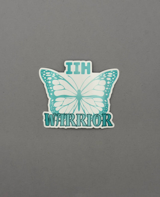 IIH Warrior Butterfly Sticker or Magnet | Idiopathic Intracranial Hypertension