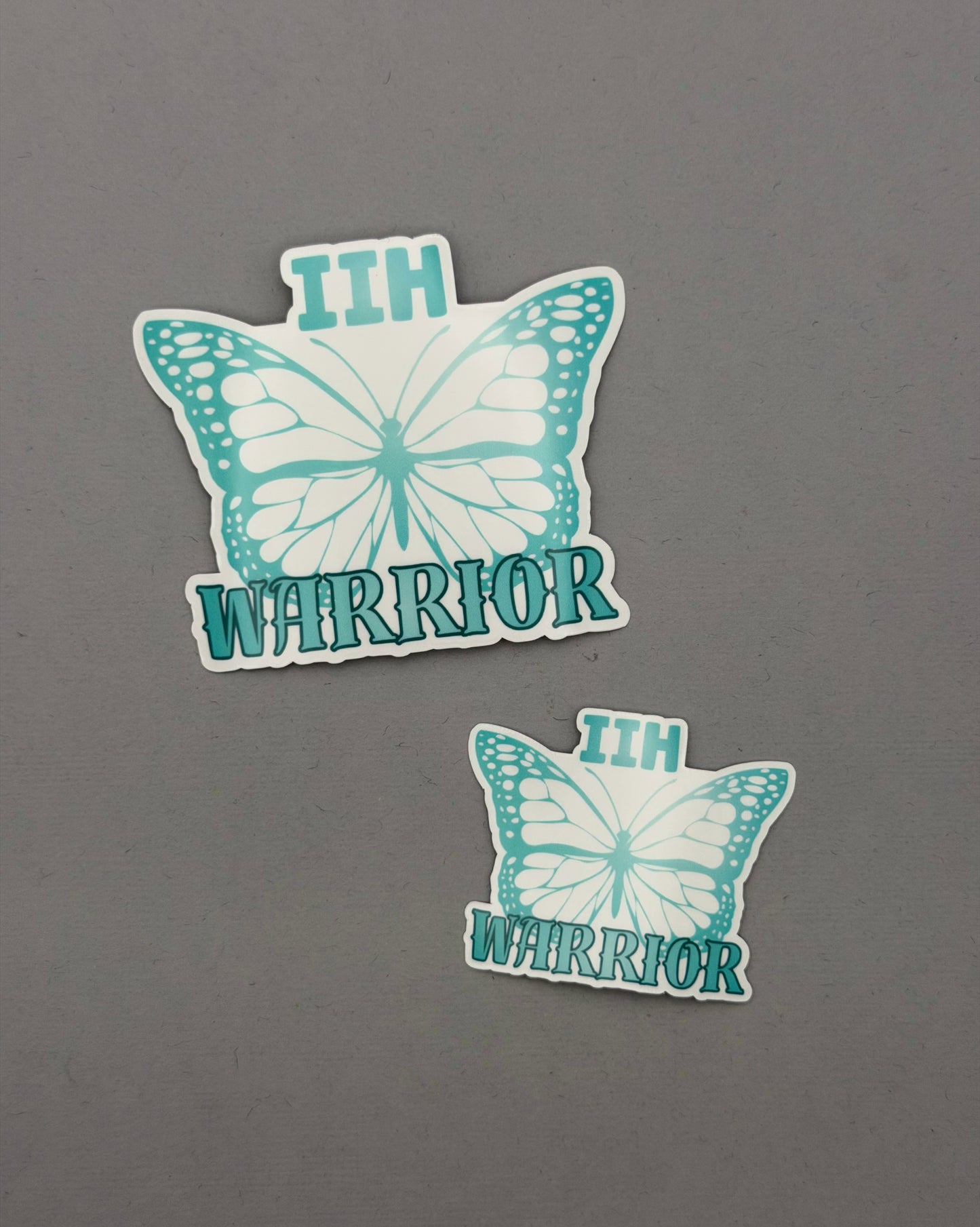 IIH Warrior Butterfly Sticker or Magnet | Idiopathic Intracranial Hypertension